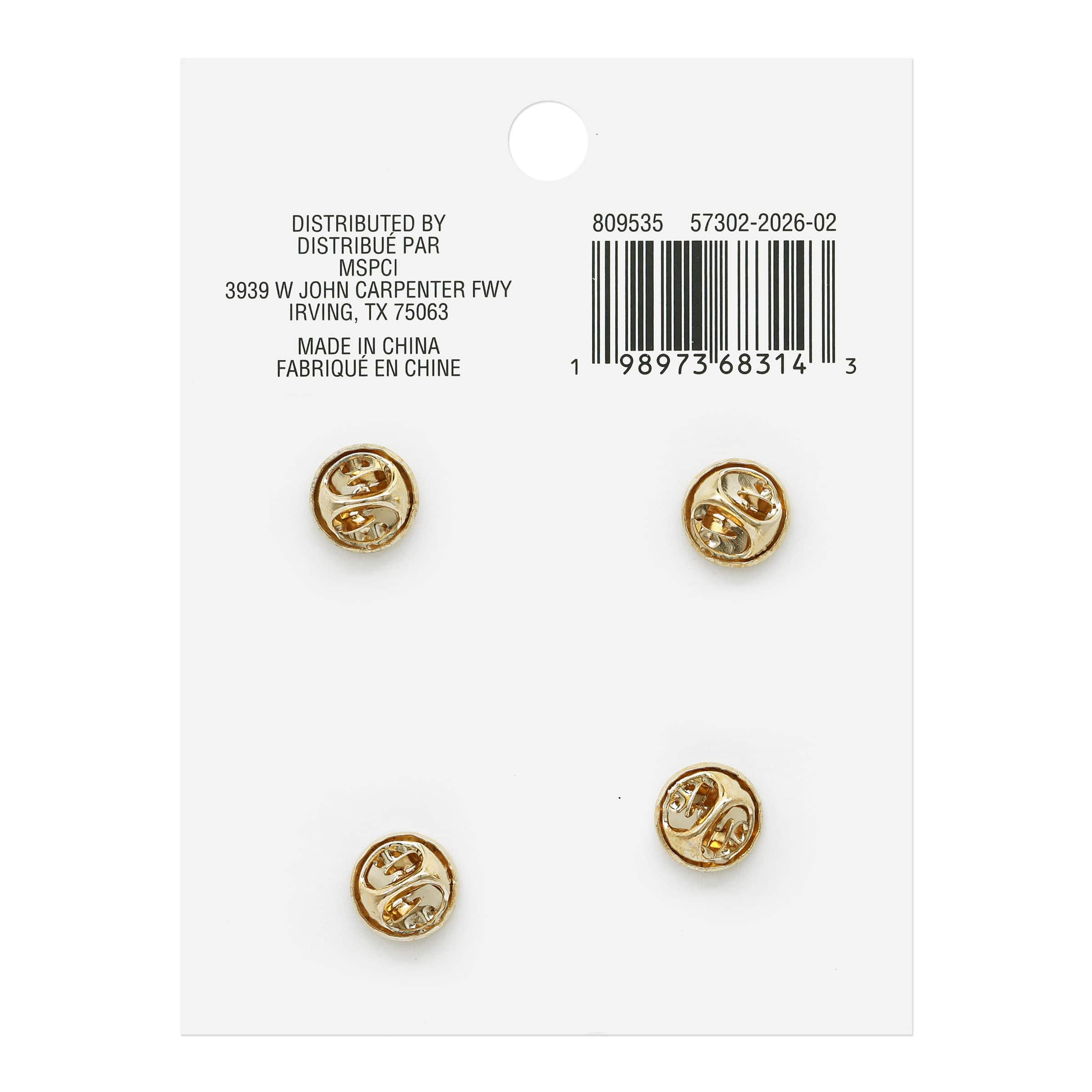 Teacher Metal Pins, 4ct. by B2C™ - Image 3