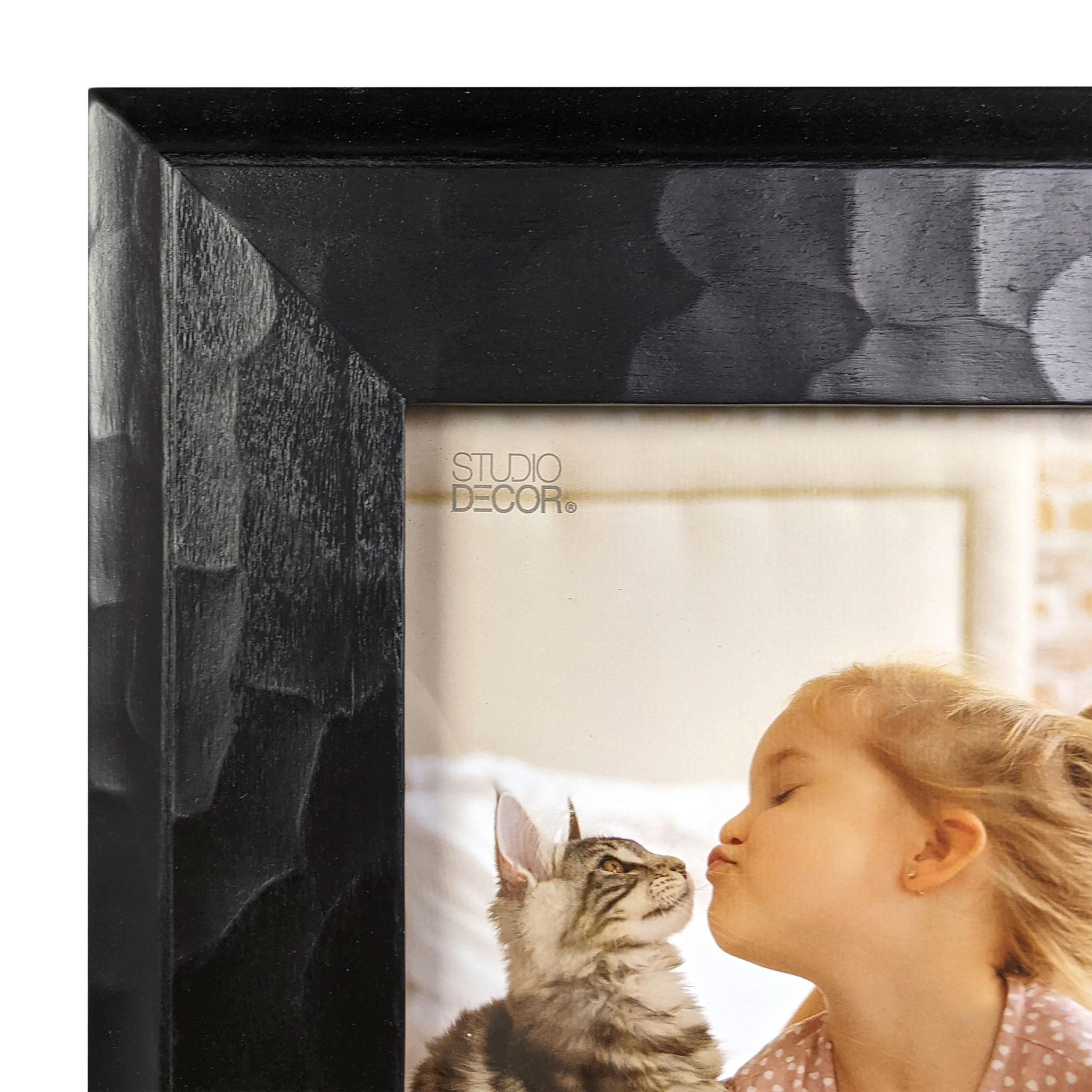 Expressions™ 5" x 7" Black Hammered Frame by Studio Décor® - Image 2
