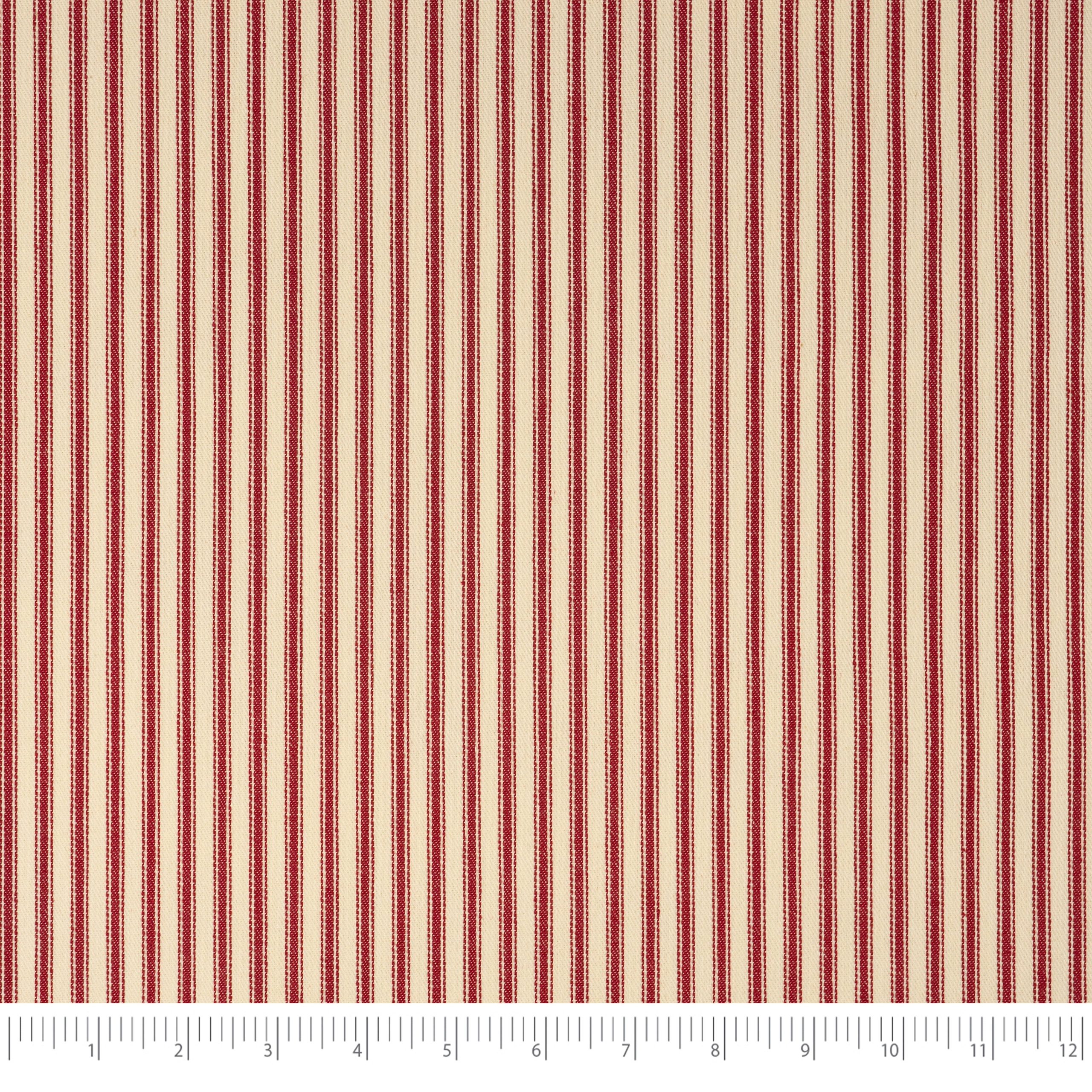Roc-Lon Woven Ticking Stripe Cotton Fabric - Image 2