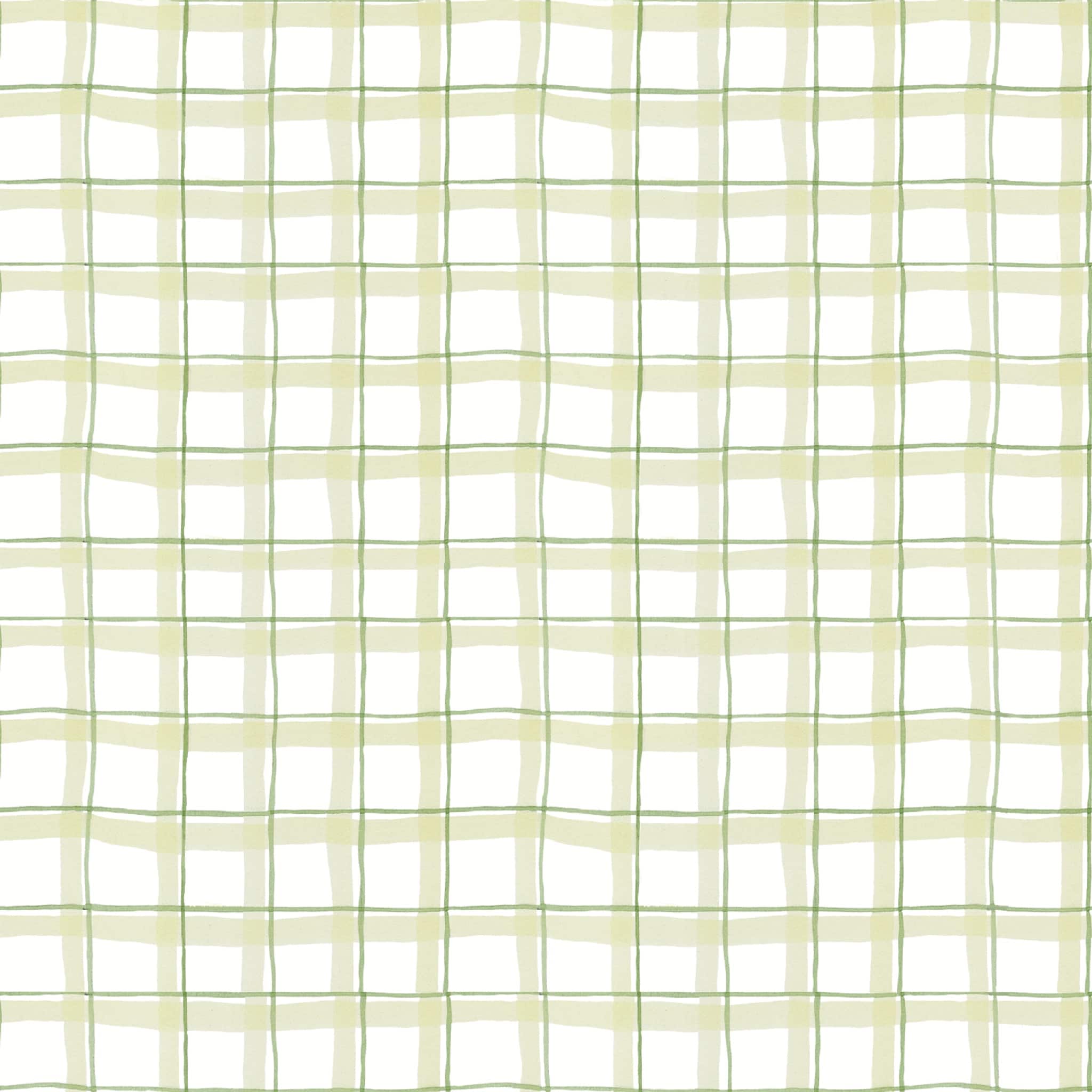 Susan Winget Mushroom Plaid Cotton Fabric