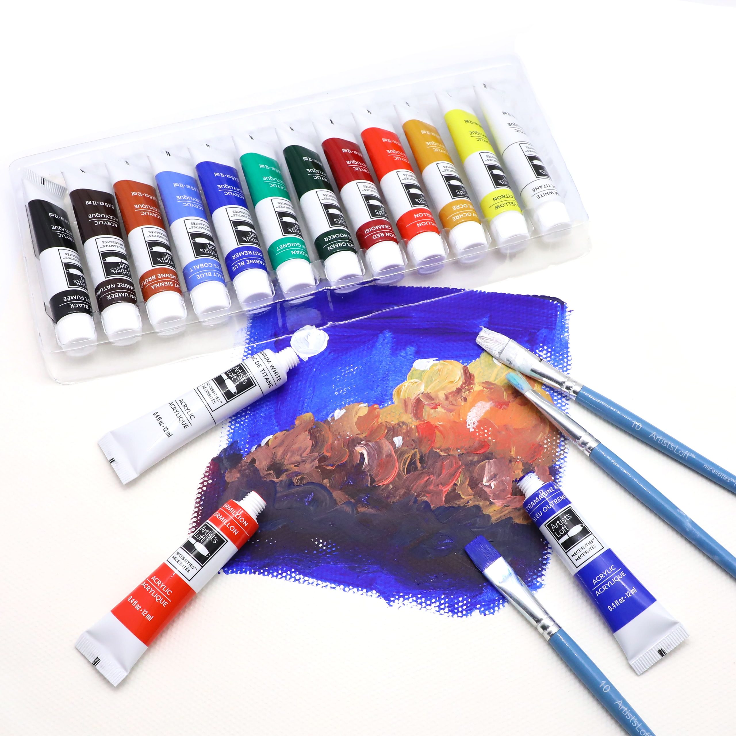 12 Color Acrylic Paints by Artist's Loft™ Necessities™ - Image 2