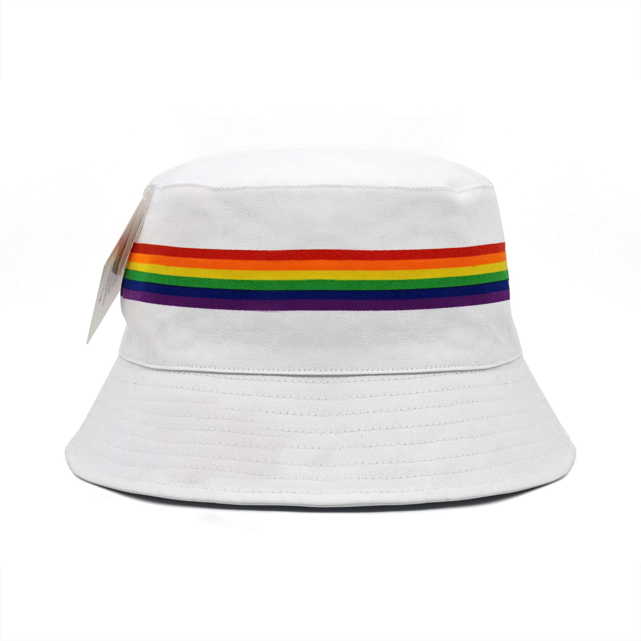 Pride Rainbow Stripes Adult Bucket Hat by Celebrate It™ - Image 3