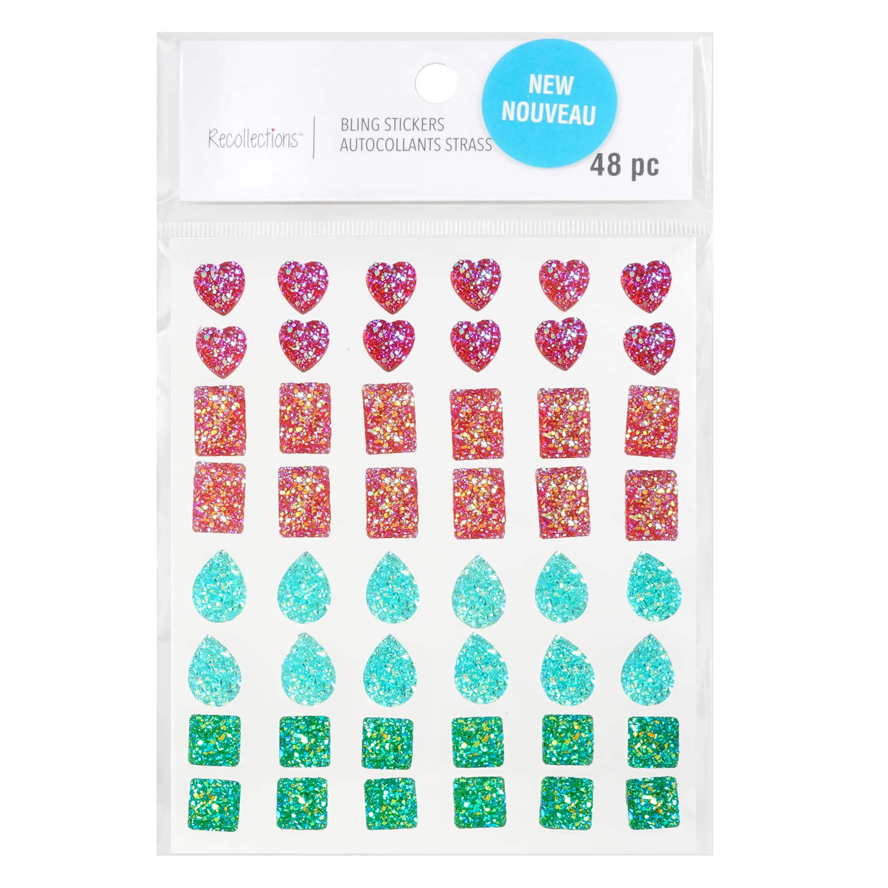 Rainbow Bling Mix Shaped Stickers by Recollections™ - Image 4