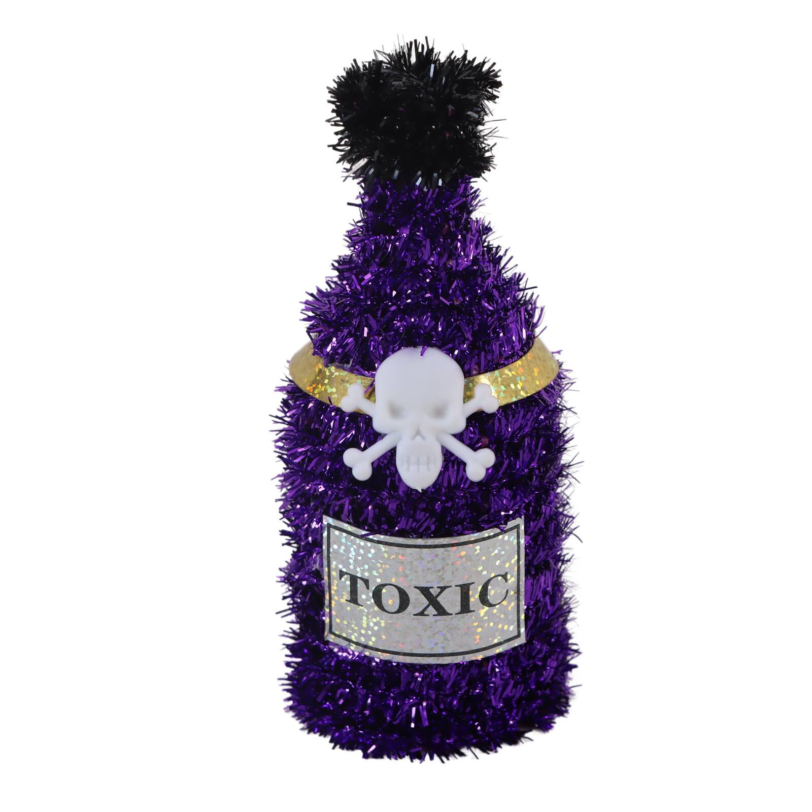 6" Purple Tinsel Poison Bottle by Ashland®