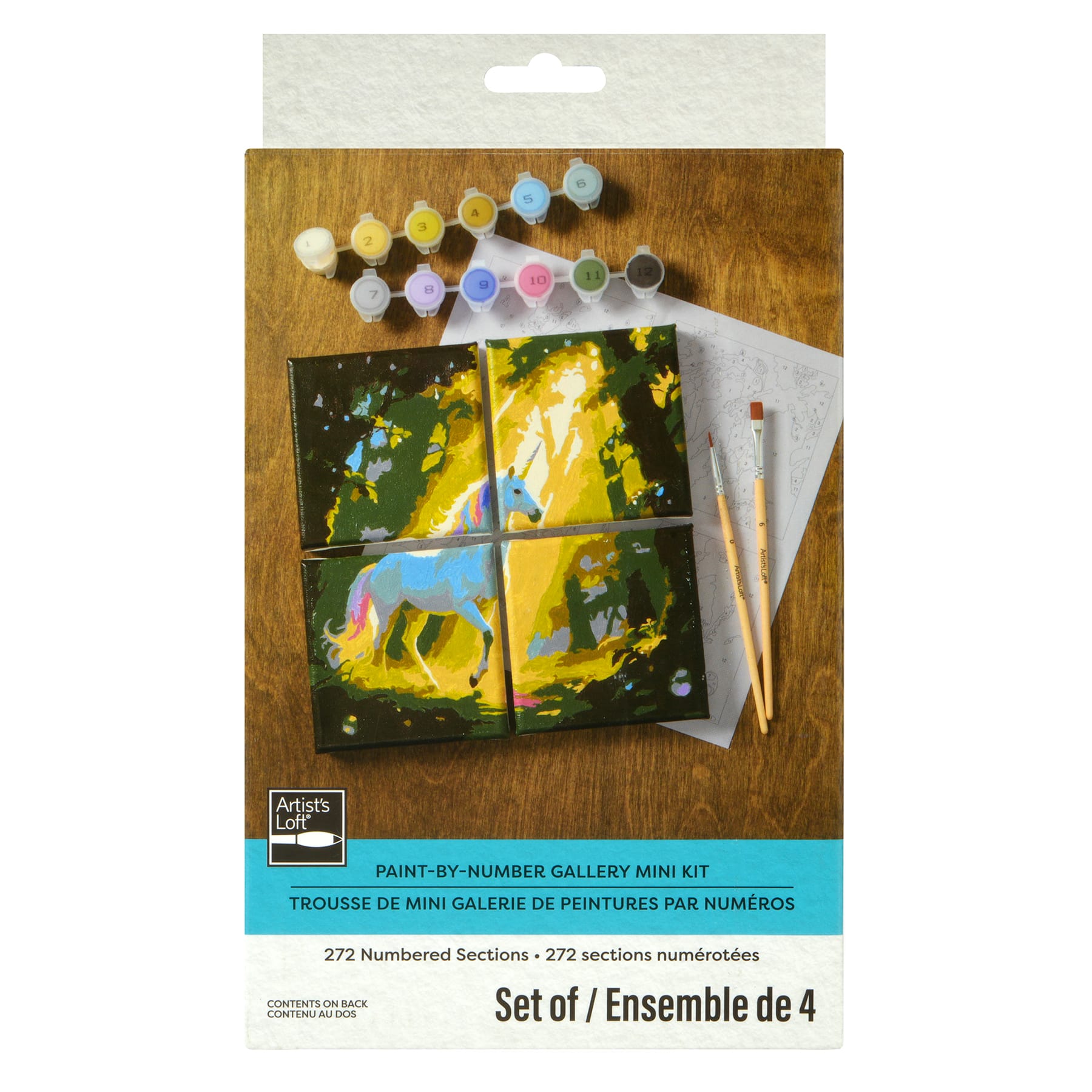 Unicorn Paint-by-Number Gallery Mini Kit by Artist's Loft®