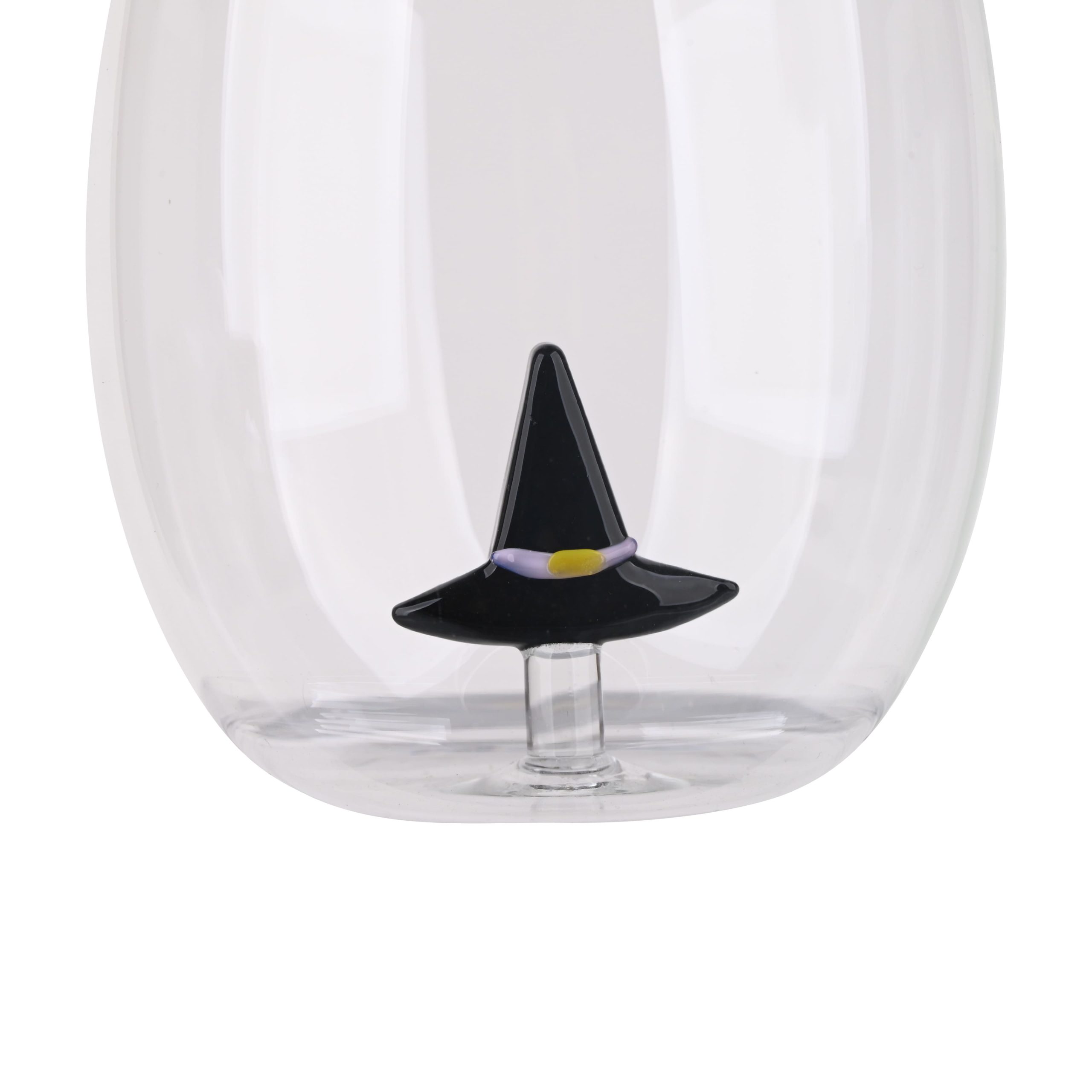16oz. Witch Hat Icon Stemless Wine Glass by Celebrate It™ - Image 2