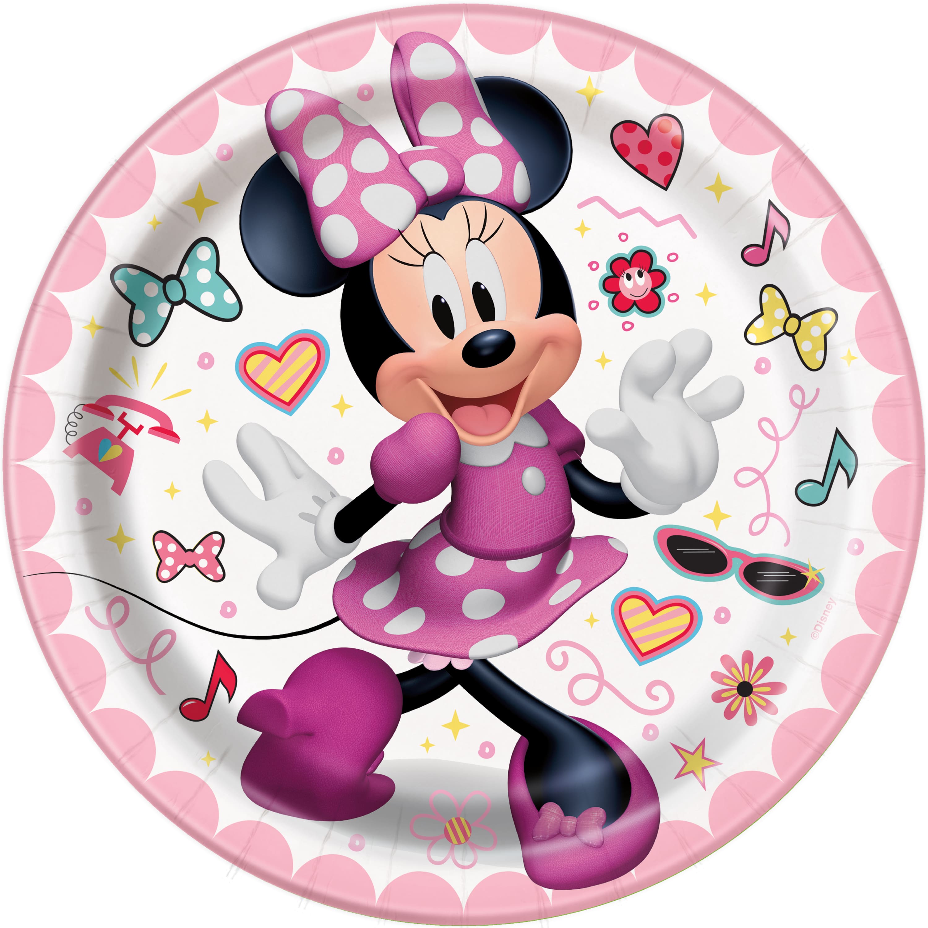 7" Disney® Minnie Mouse Paper Plates, 8ct.