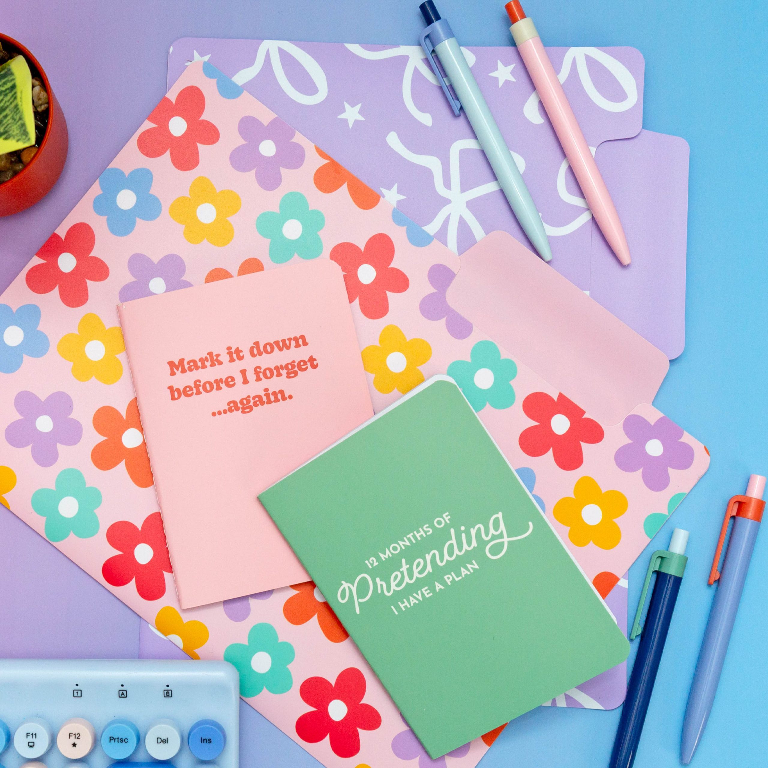 Mother's Day Color Block Click Pens, 2ct. - Image 2