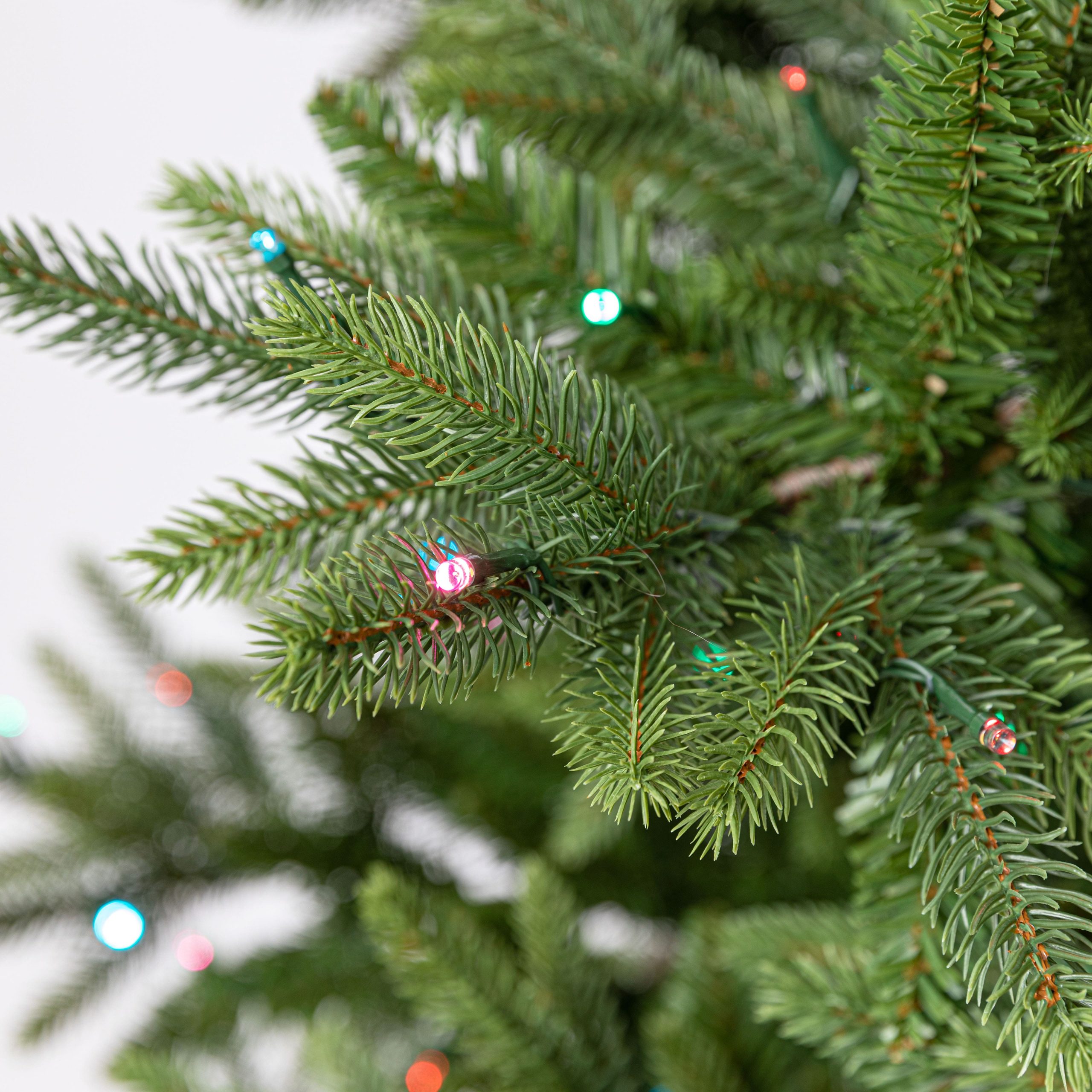 9ft. Pre-Lit Barrington Fir Artificial Christmas Tree, Quick Set® LumaDazzle® Color Changing Twinkle LED Lights by Ashland® - Image 2