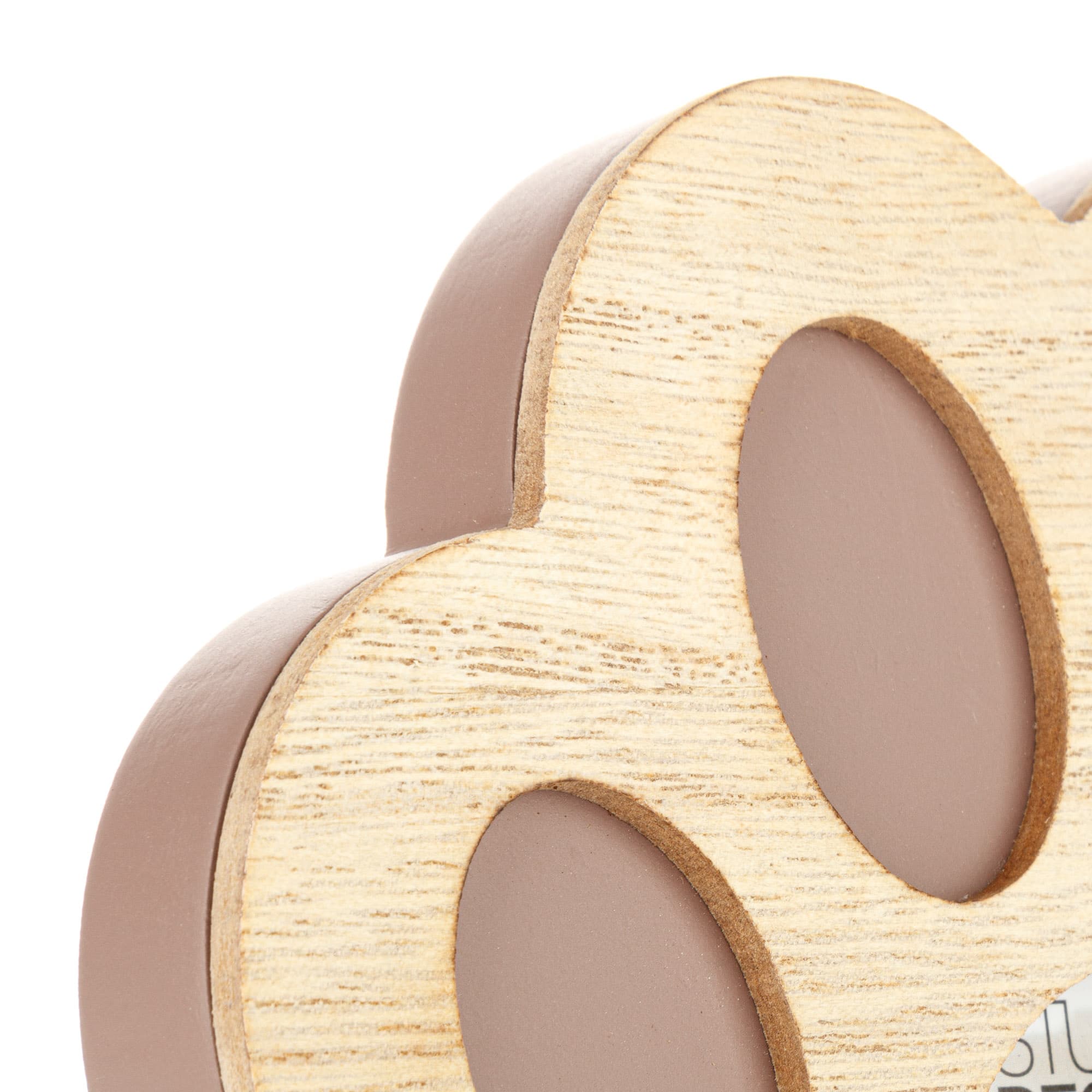4" x 4" Natural Woodgrain Paw Shape Frame by Studio Décor® - Image 3
