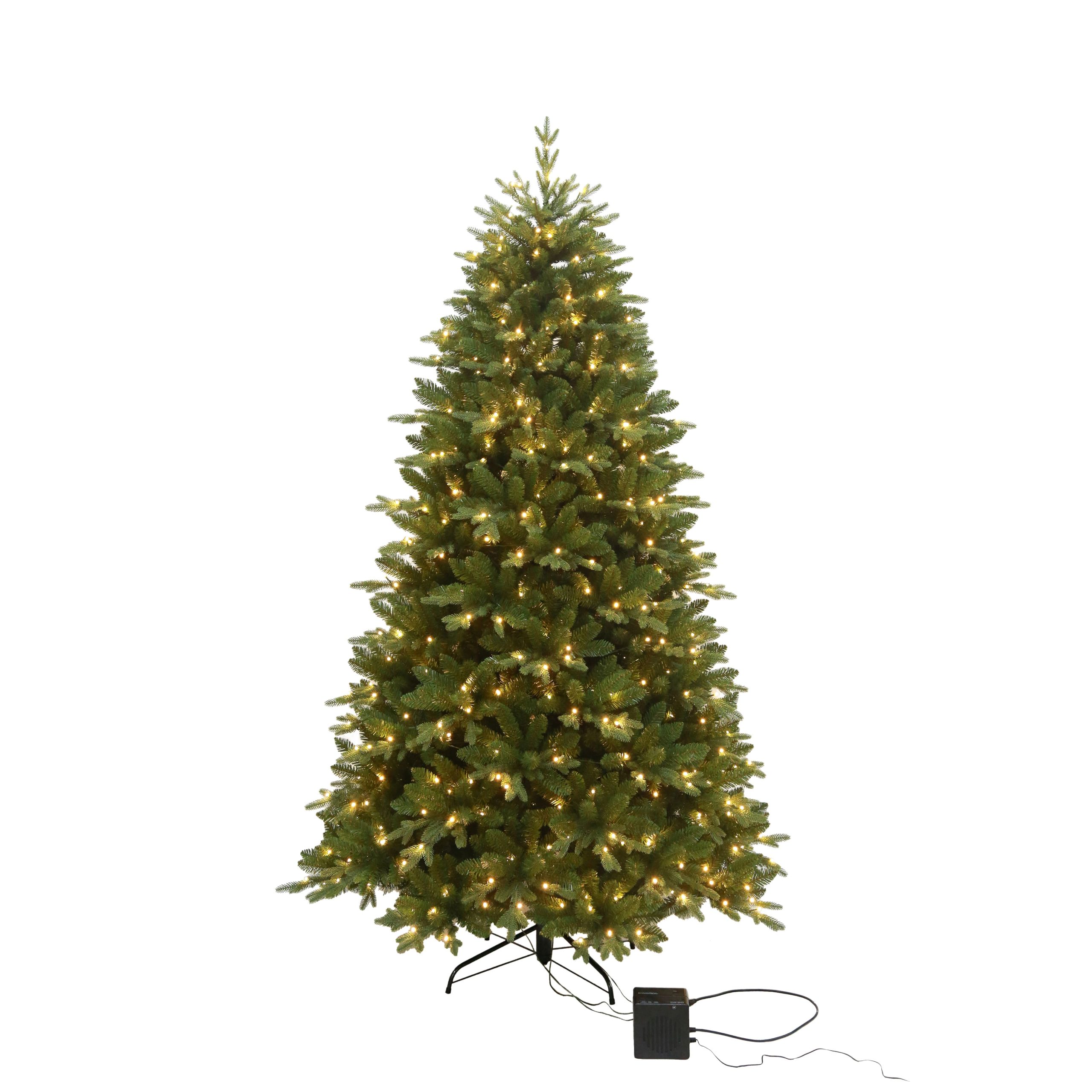 7.5ft. Pre-Lit Melody Spruce Artificial Christmas Tree, Music Sync Color Changing Mini LED Lights by Ashland® - Image 4