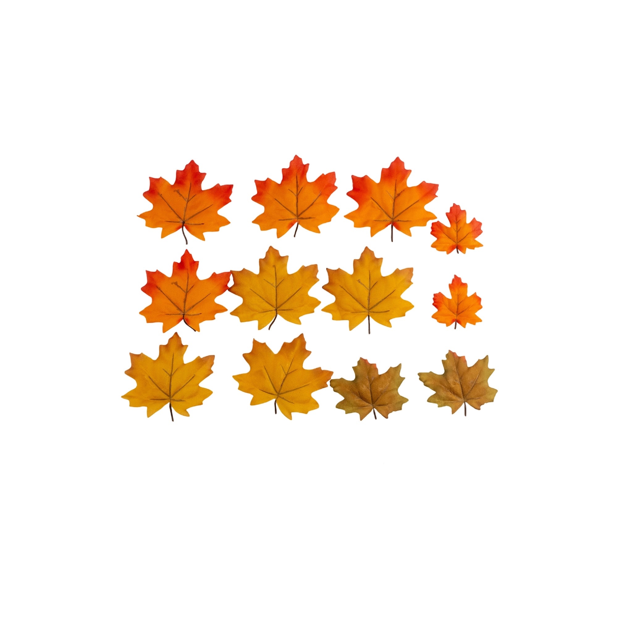 Yellow, Orange & Green Maple Leaf Decorative Components, 12ct. by Ashland®