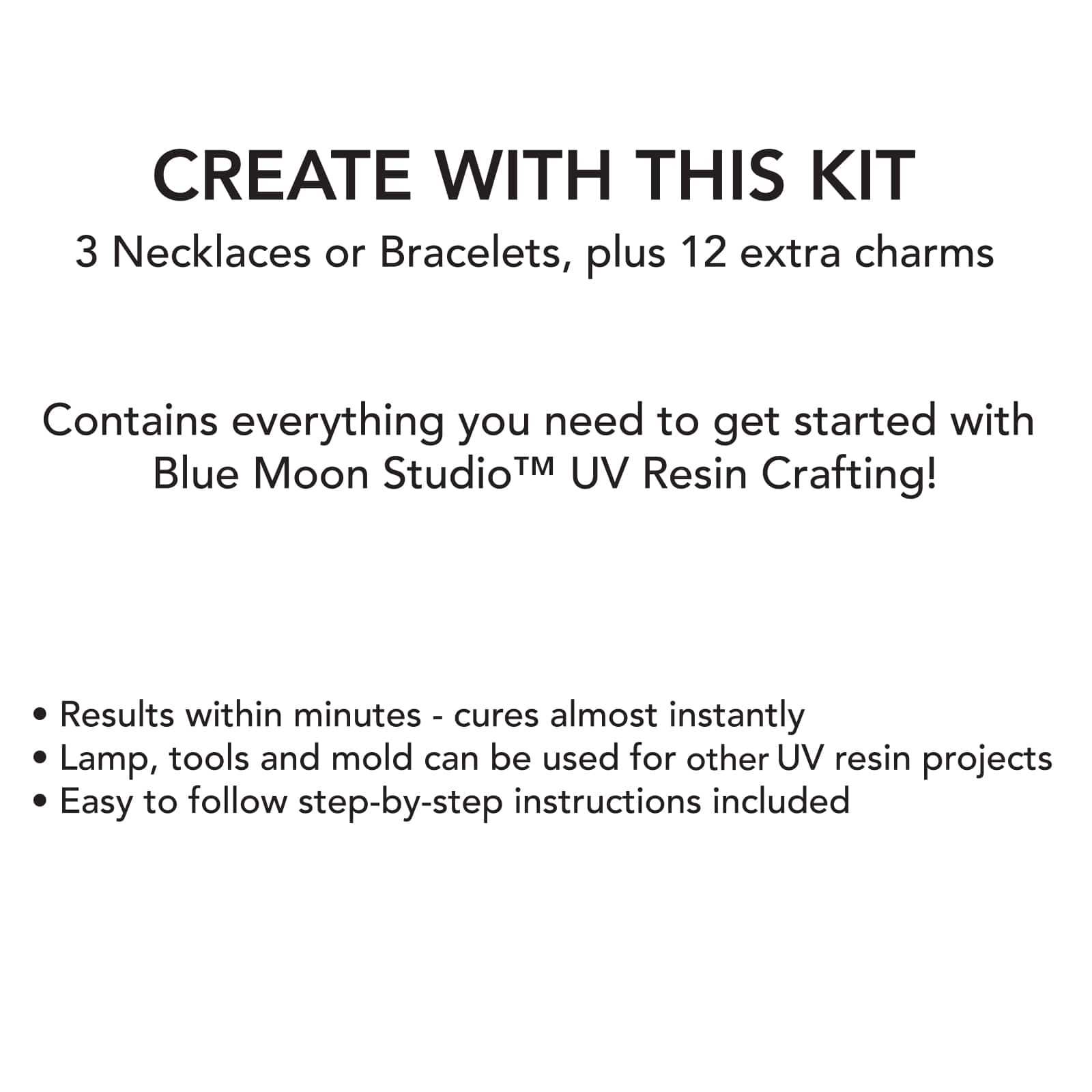 Blue Moon Studio™ UV Resin Craft Deluxe Starter Kit - Image 4