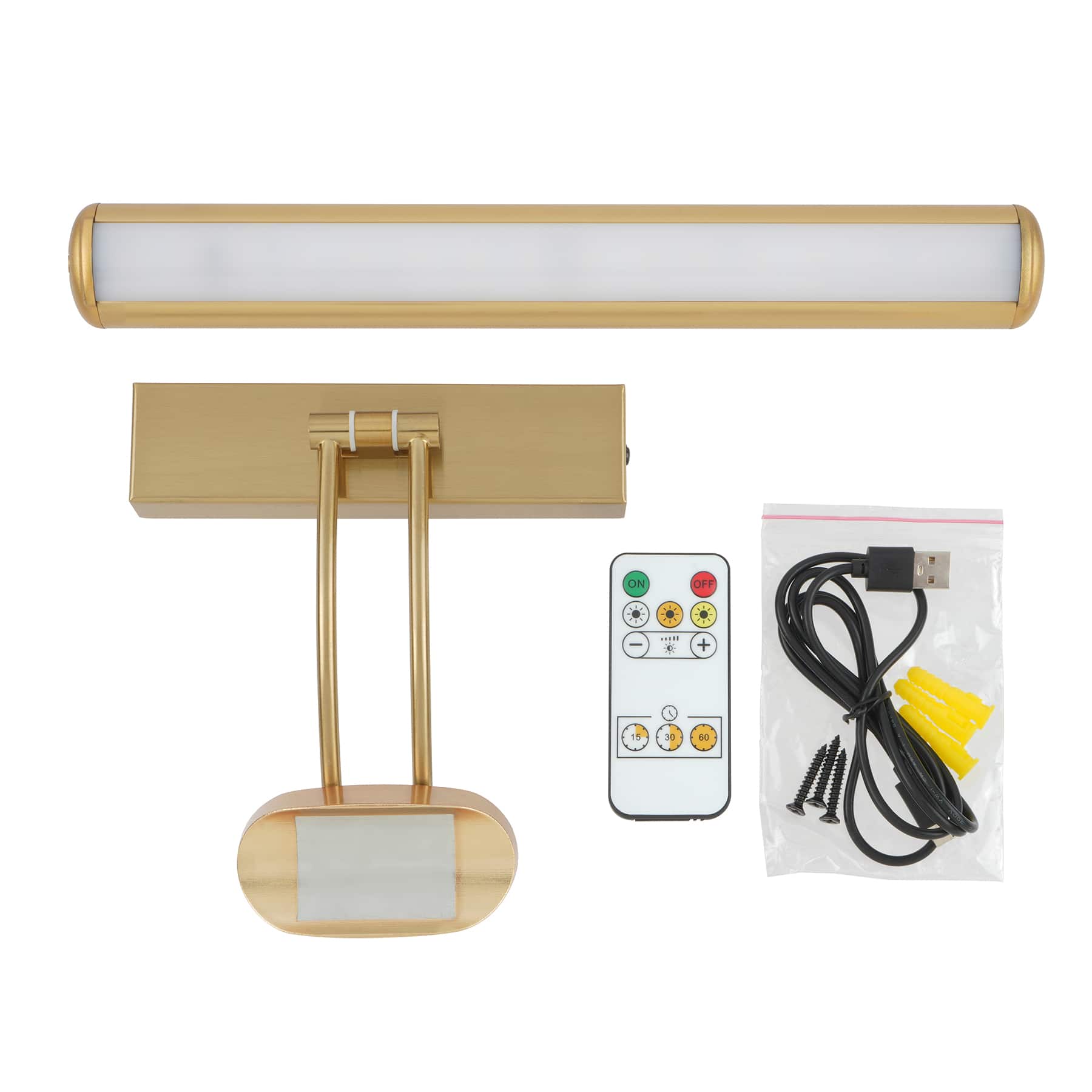 Rechargeable LED Wall-Mounted Gallery Light by Studio Décor®