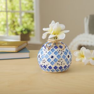 Blue Mosaic Vase Kit by Make Market®