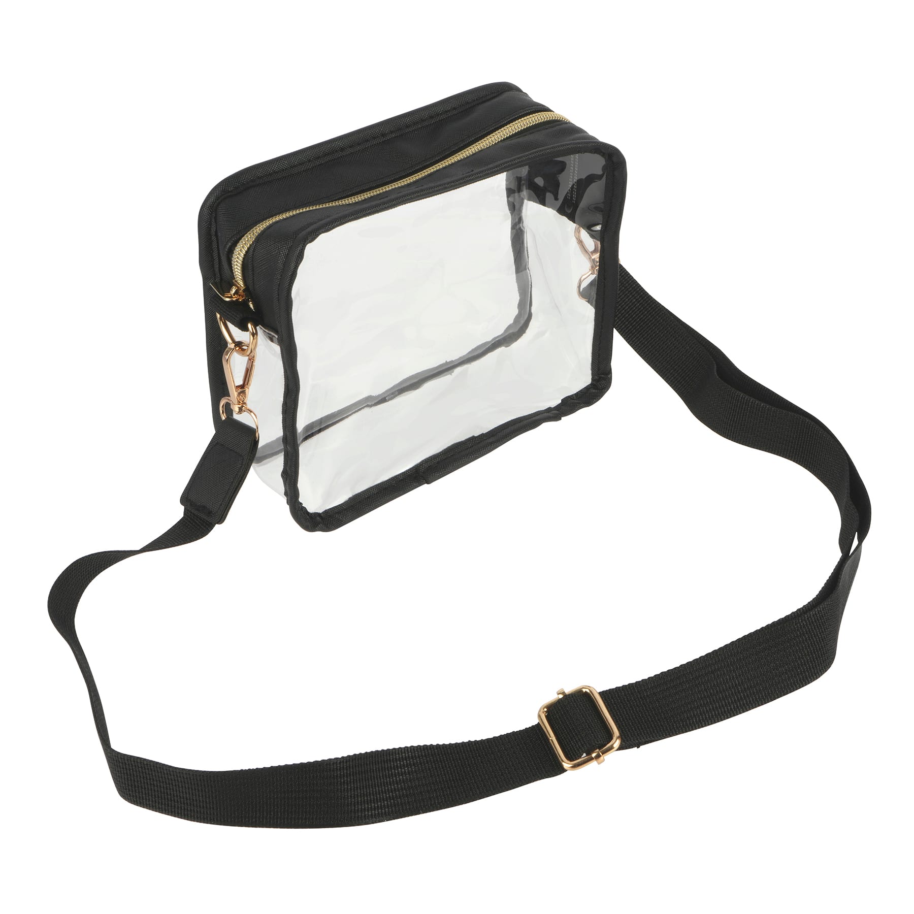 Clear & Matte Black Crossbody Bag by Make Market®