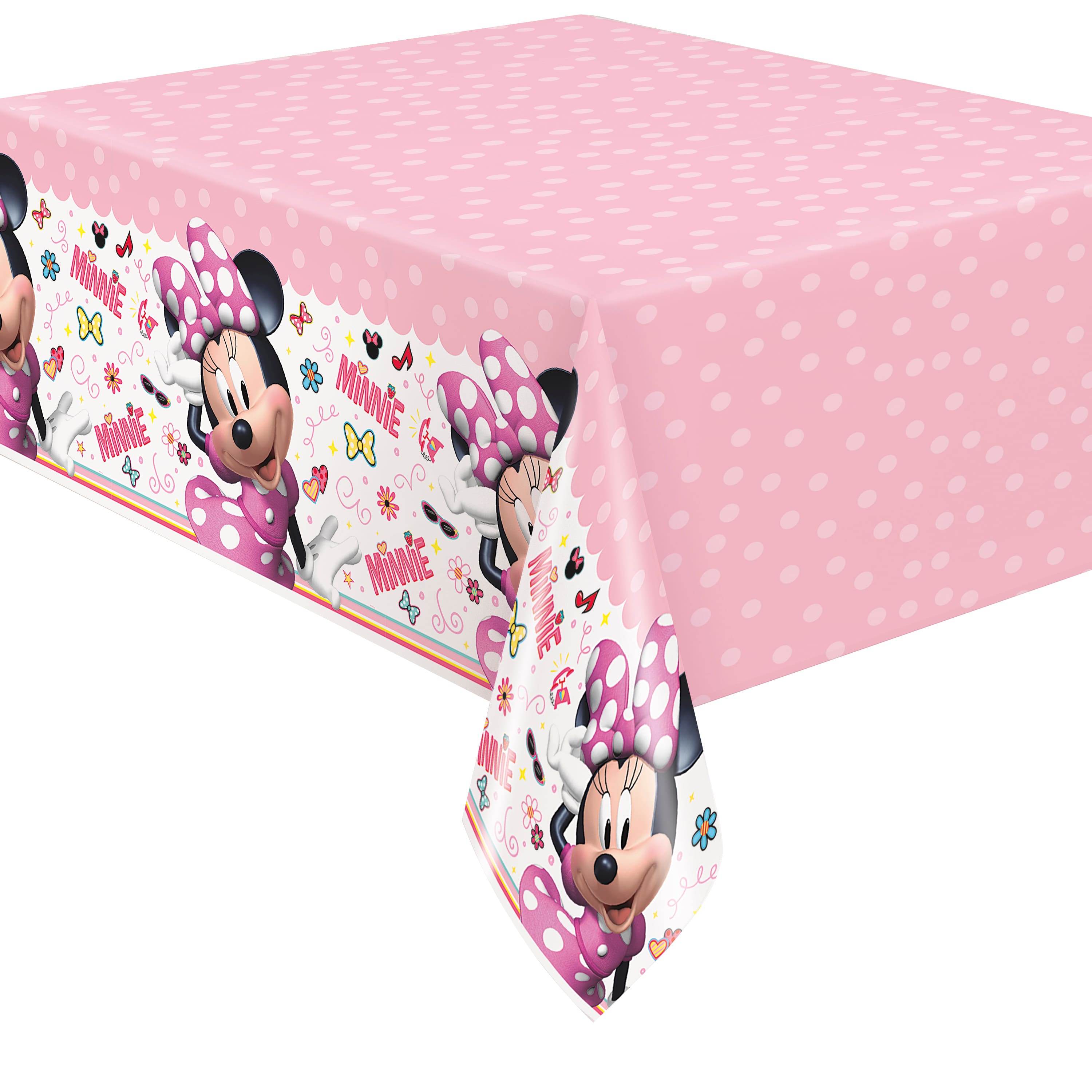 54" x 84" Disney® Minnie Mouse Plastic Table Cover