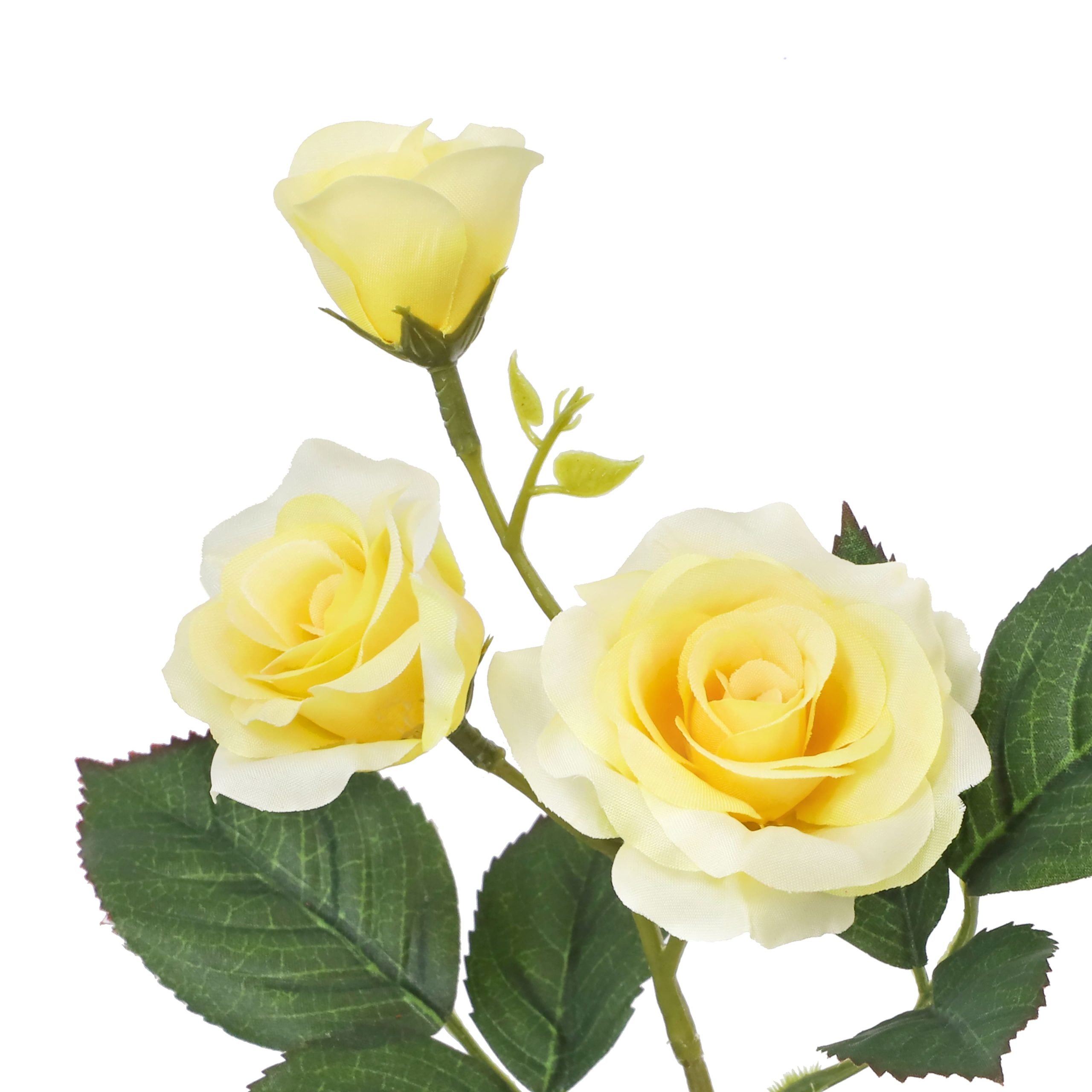 30" Two-Tone Yellow Rose Stem by Ashland® - Image 2