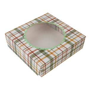9" Plaid Pie Boxes, 2ct. by Makery™
