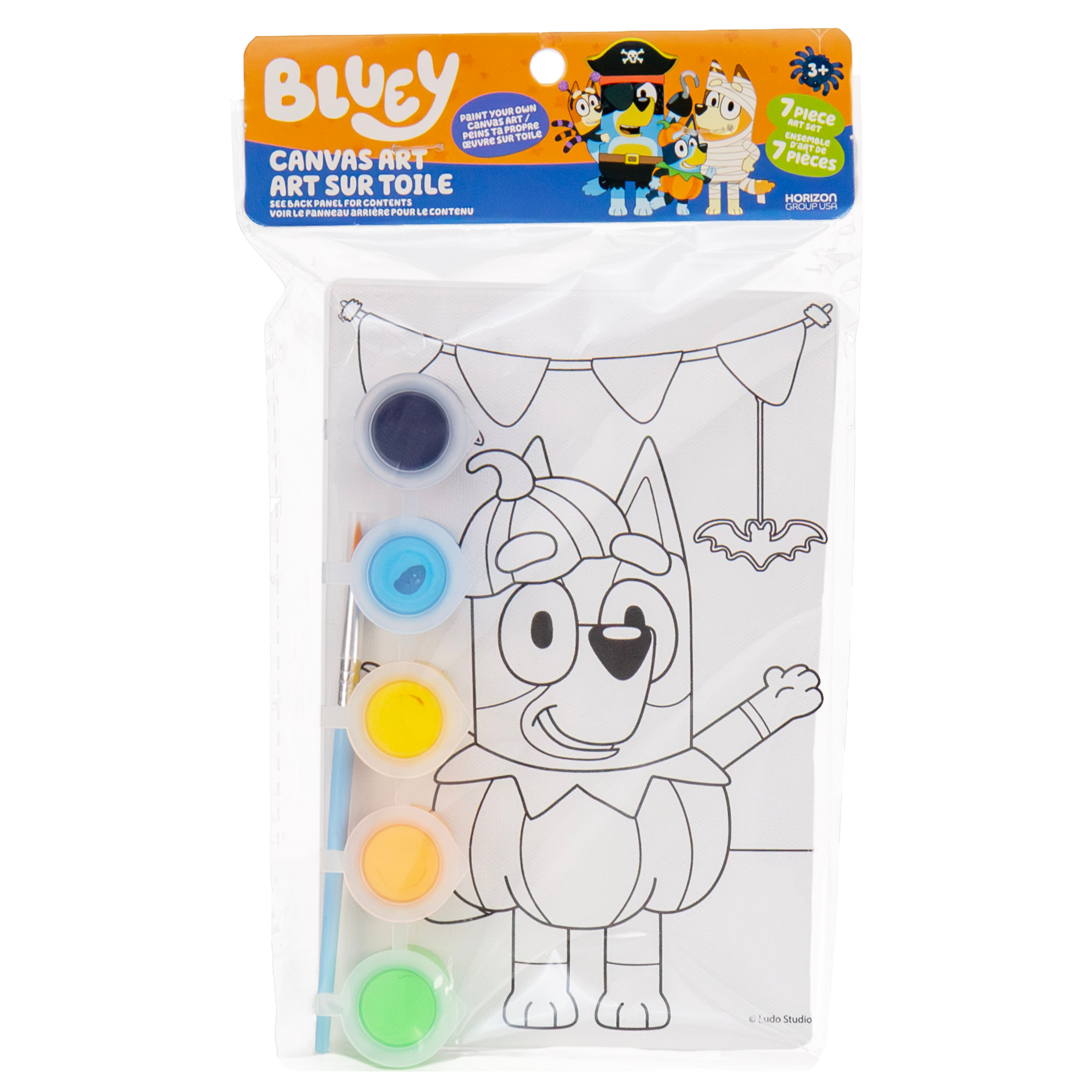 Bluey® Halloween Canvas Art