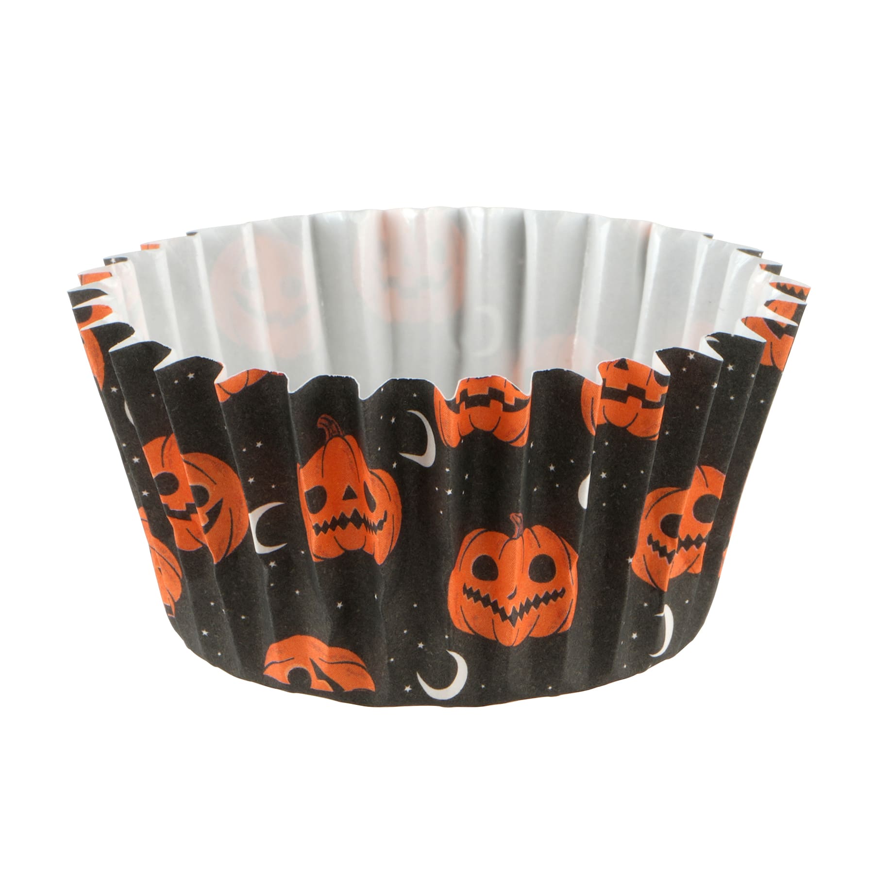 Black Jack-o'-Lantern Baking Cups, 24ct. by Makery™
