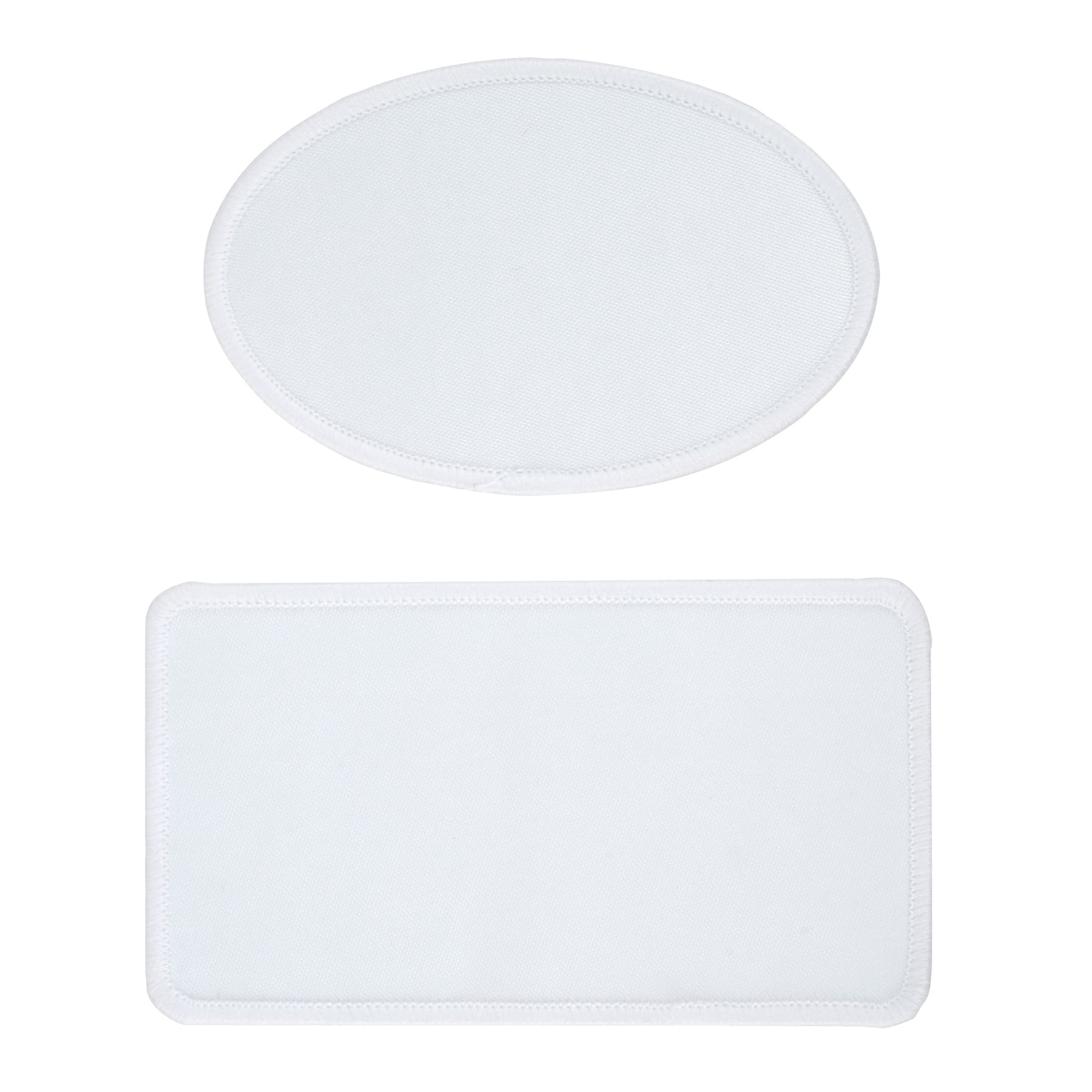 Rectangle & Oval Sublimation Patches, 8ct. by Make Market®