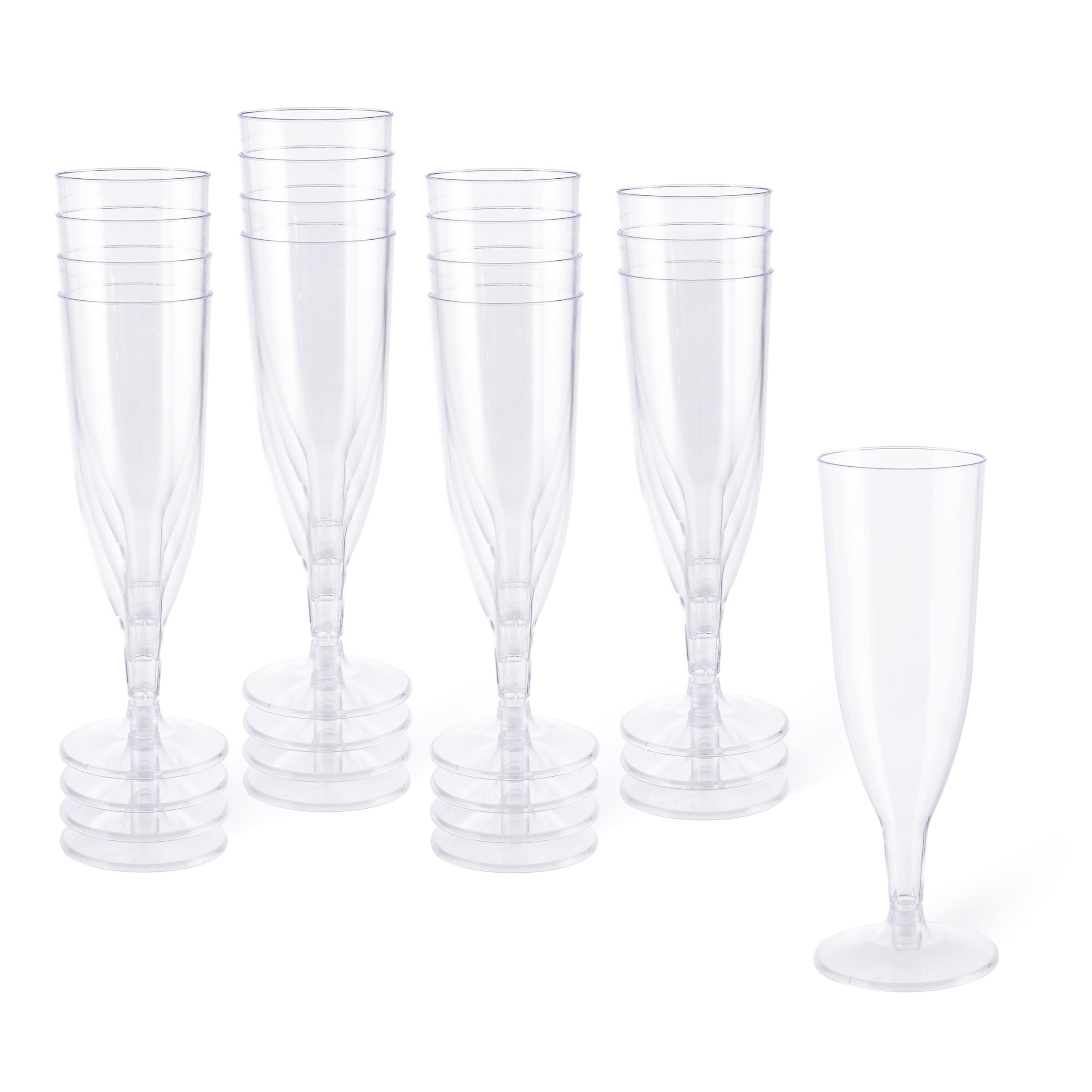 5oz. Plastic Champagne Flutes by Celebrate It™, 16ct.