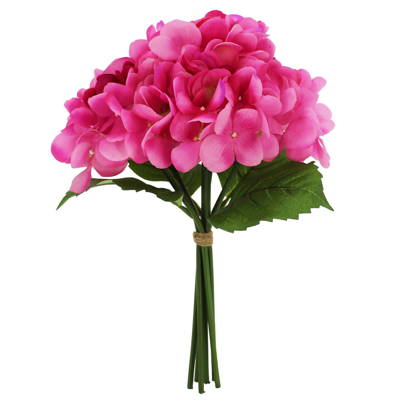 14" Pink Hydrangea Real Touch Bush by Ashland®