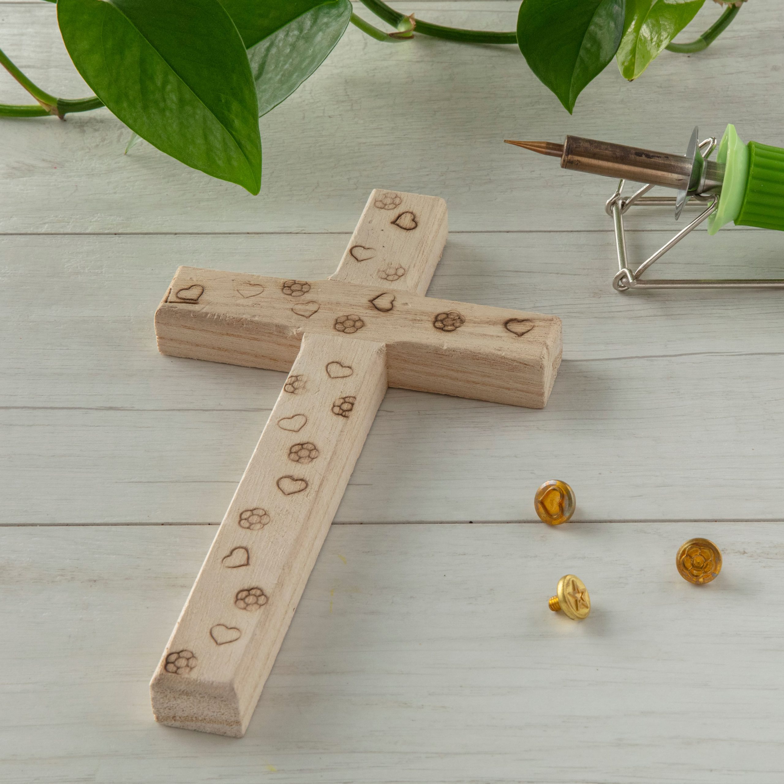 8" Wood Cross by Make Market® - Image 2