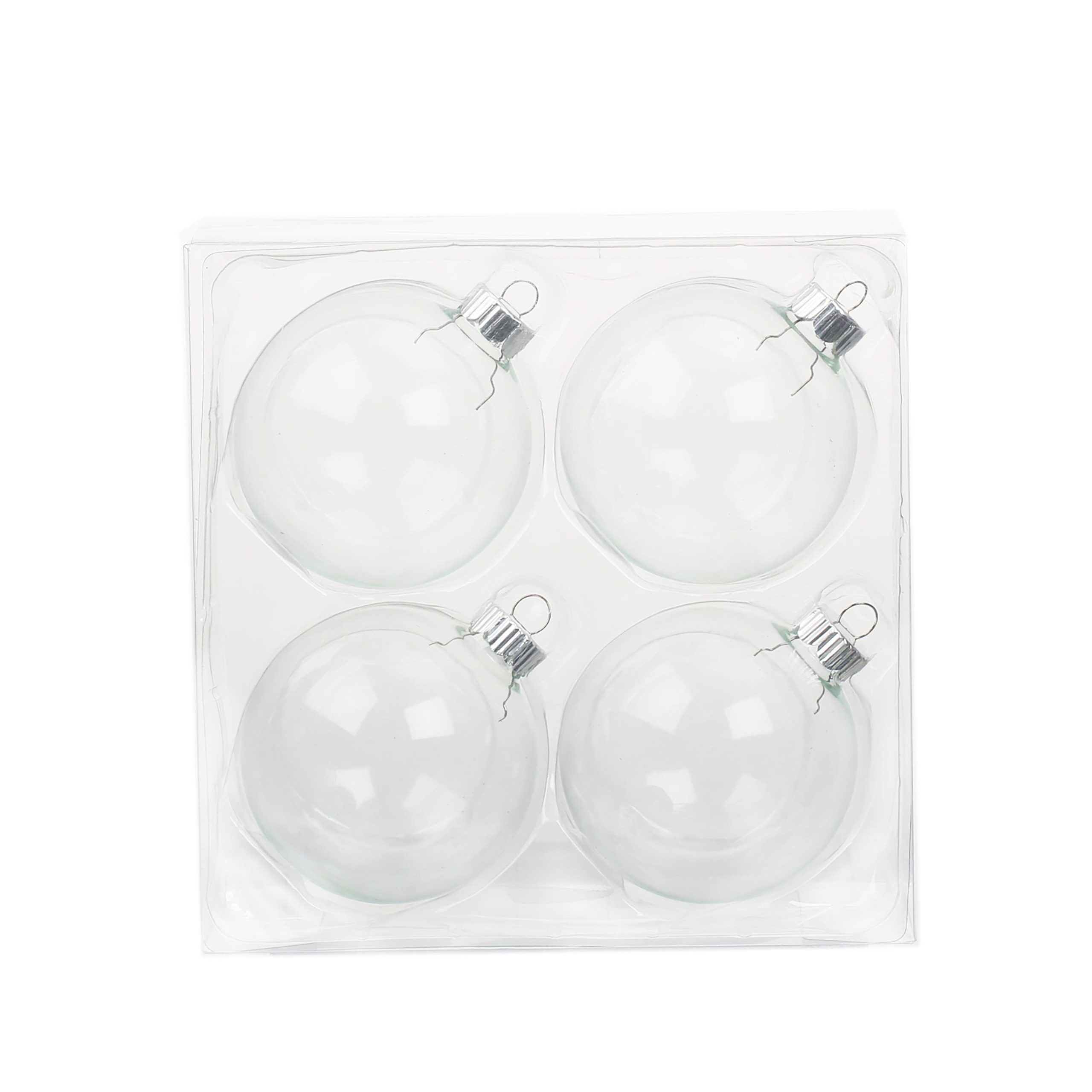 4 Pack 3.25" DIY Glass Ball Ornaments by Make Market® - Image 2
