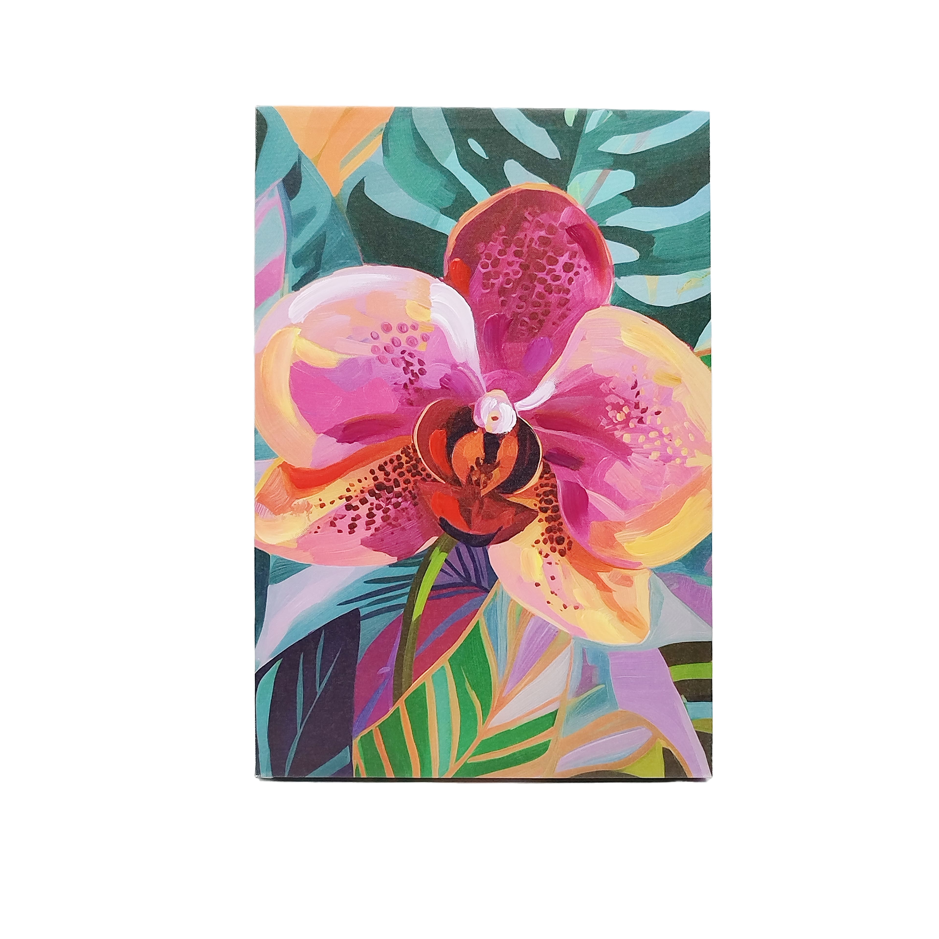 Orchid & Tropical Leaf Wall Art by Ashland®