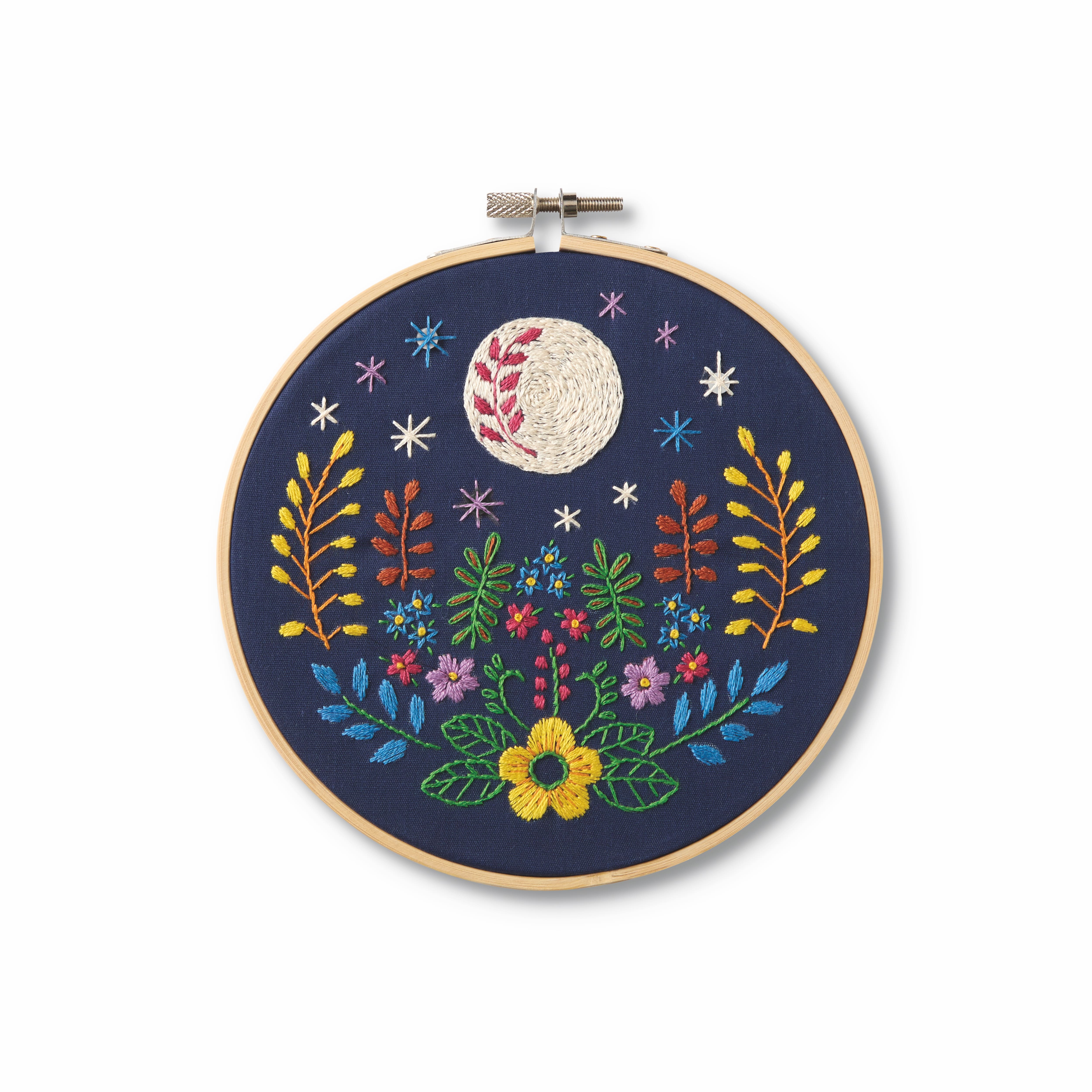 6" Moon Embroidery Kit by Loops & Threads®