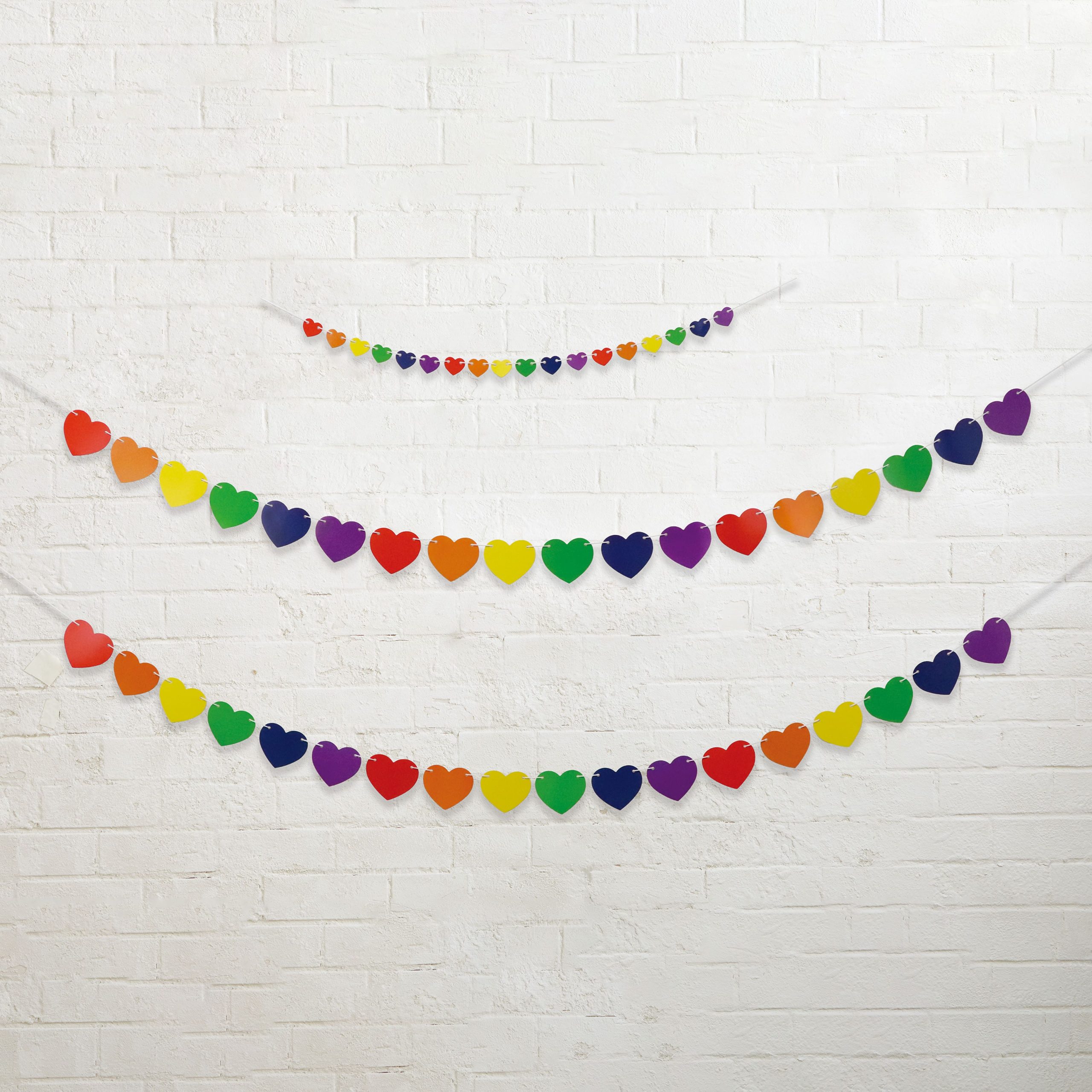 Heart Paper Banners, 3ct. by Celebrate It™