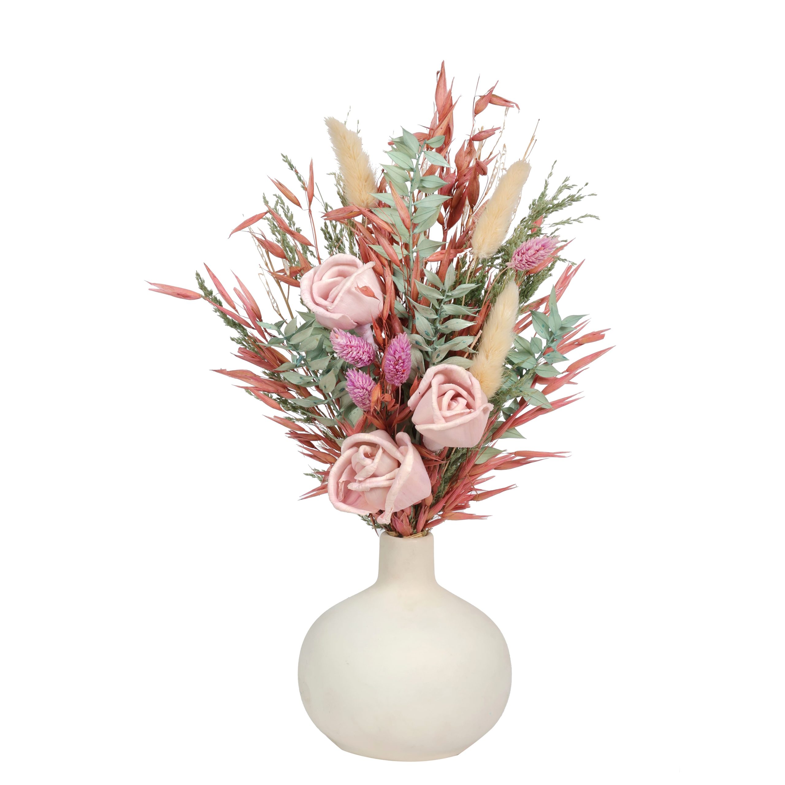 13" Premade Dried Botanical Mix in Ceramic Vase by Ashland®