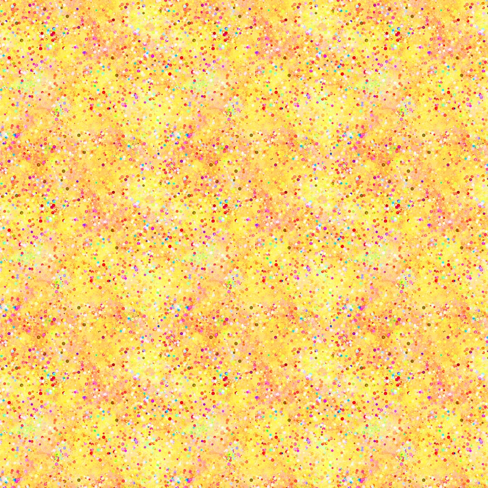 Fabric Traditions Yellow Color Dots Cotton Quilting Fabric