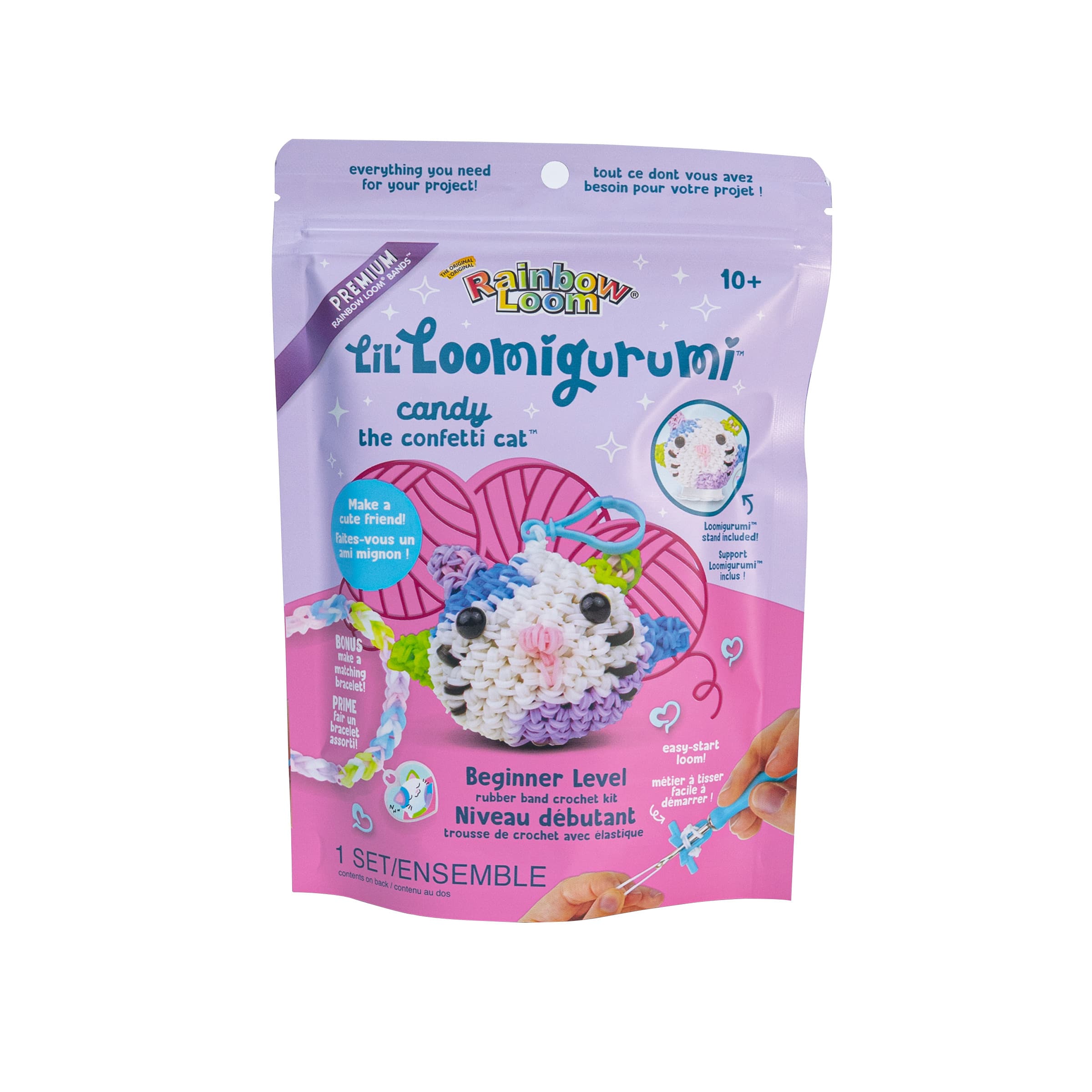 Rainbow Loom® Lil’ Loomigurumi™ Candy The Confetti Cat™