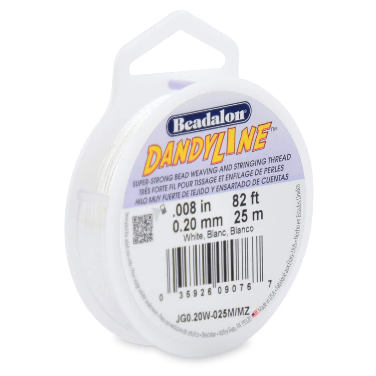 Dandyline™ 0.2mm White Stringing Thread