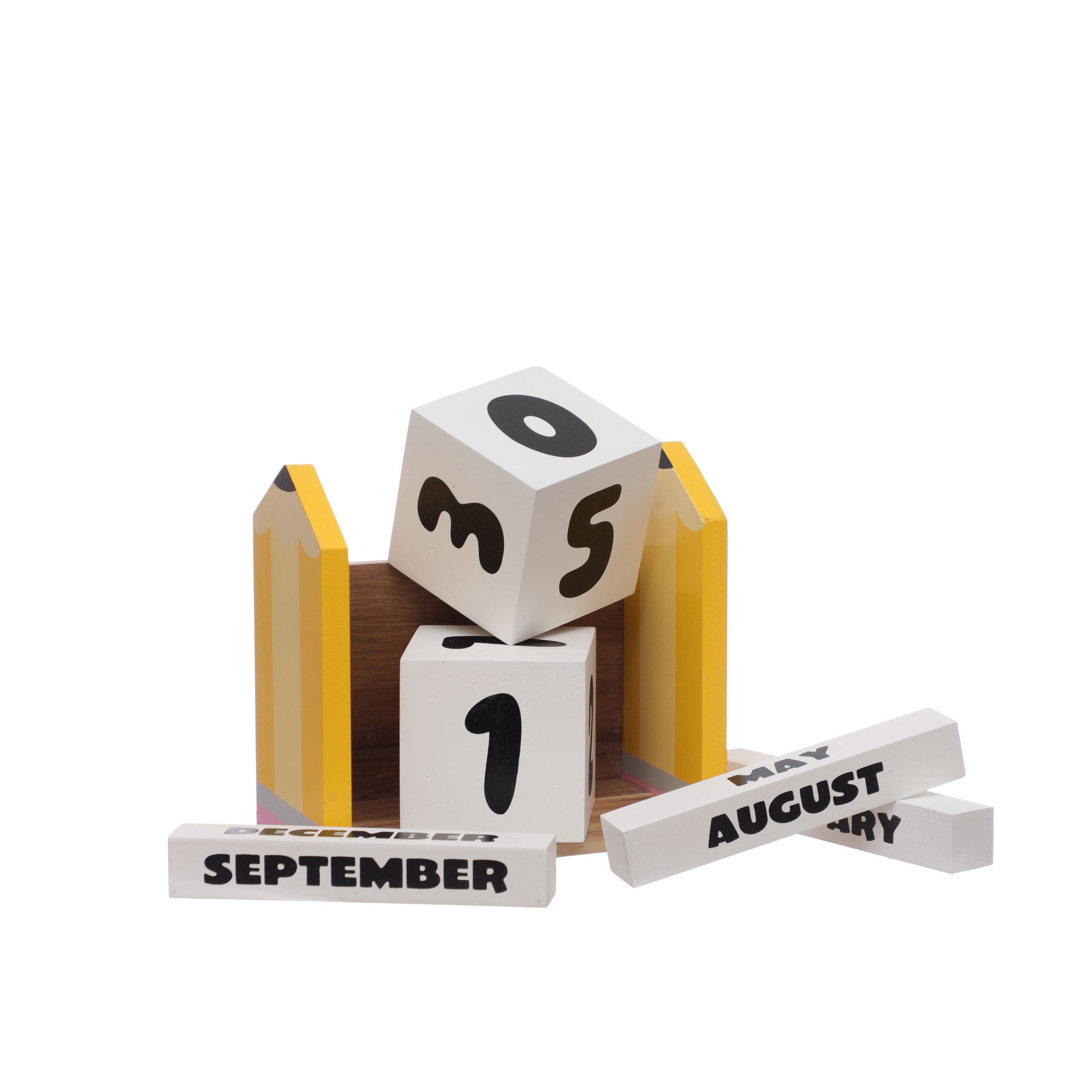 Class Rules! 5.5" Block Calendar Tabletop Décor by B2C™ - Image 2