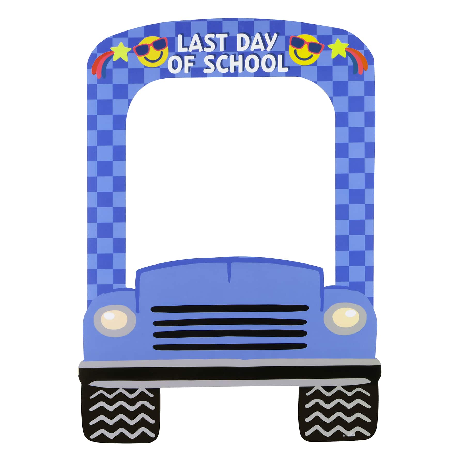 Class Rules! 23.25" x 16.25" School Bus Reversible Photo Frame by B2C™
