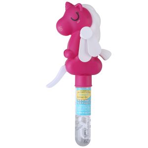 Summer Outdoor Unicorn Fan Bubble Wand by Creatology™
