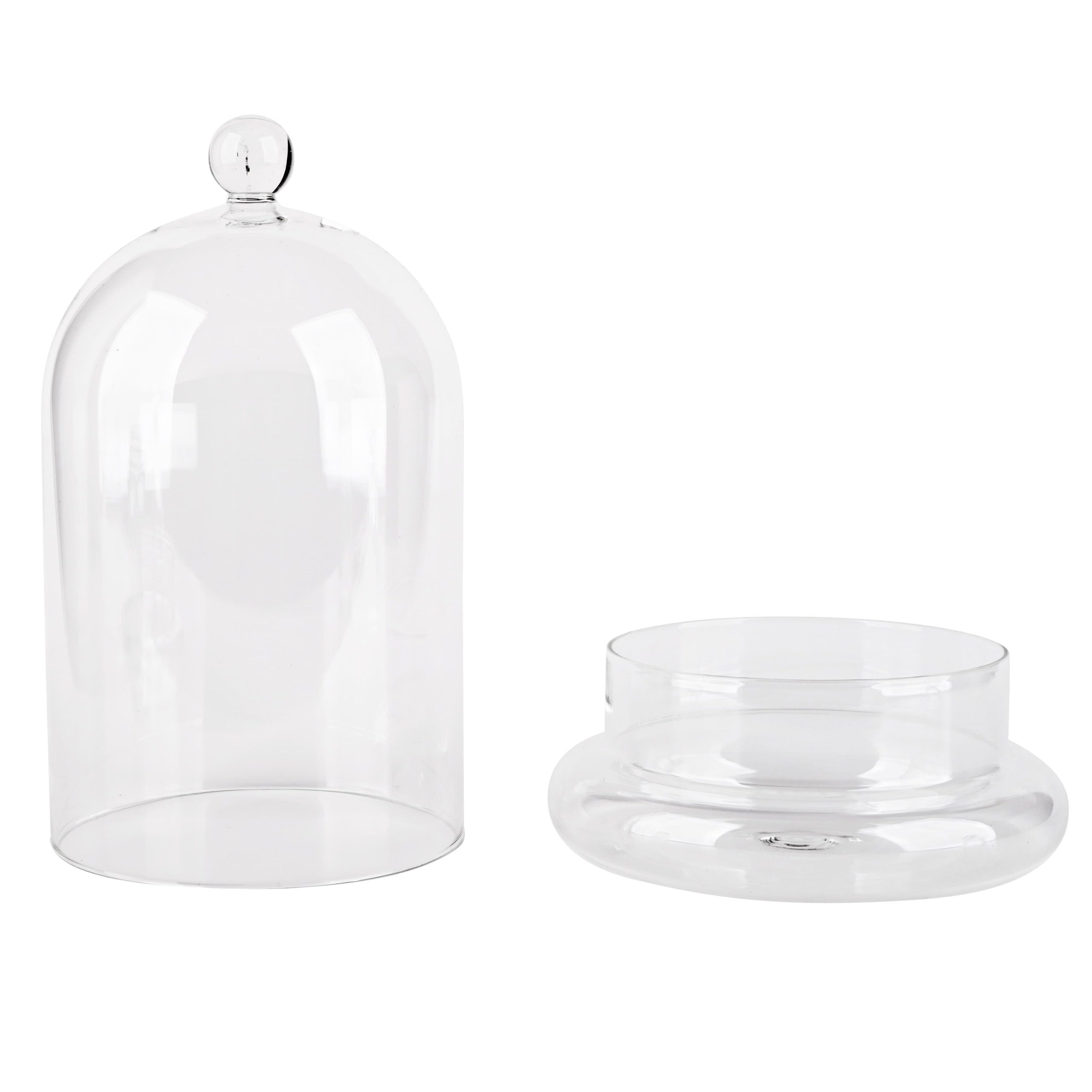 8.75" Clear Glass Cloche with Base by Ashland® - Image 3