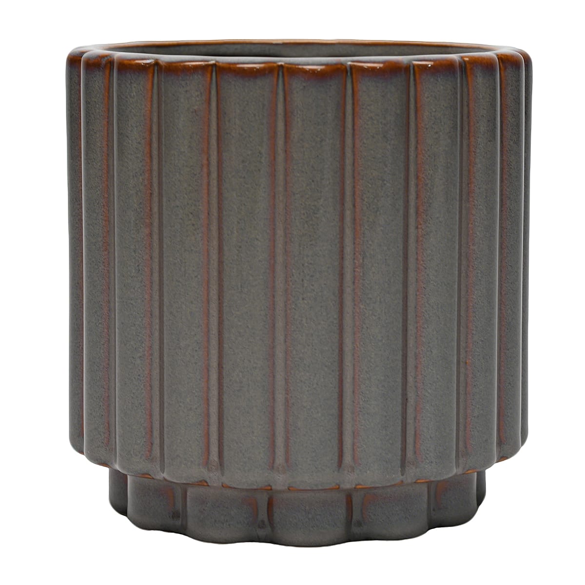5.75" Brown Ceramic Pot by Ashland®