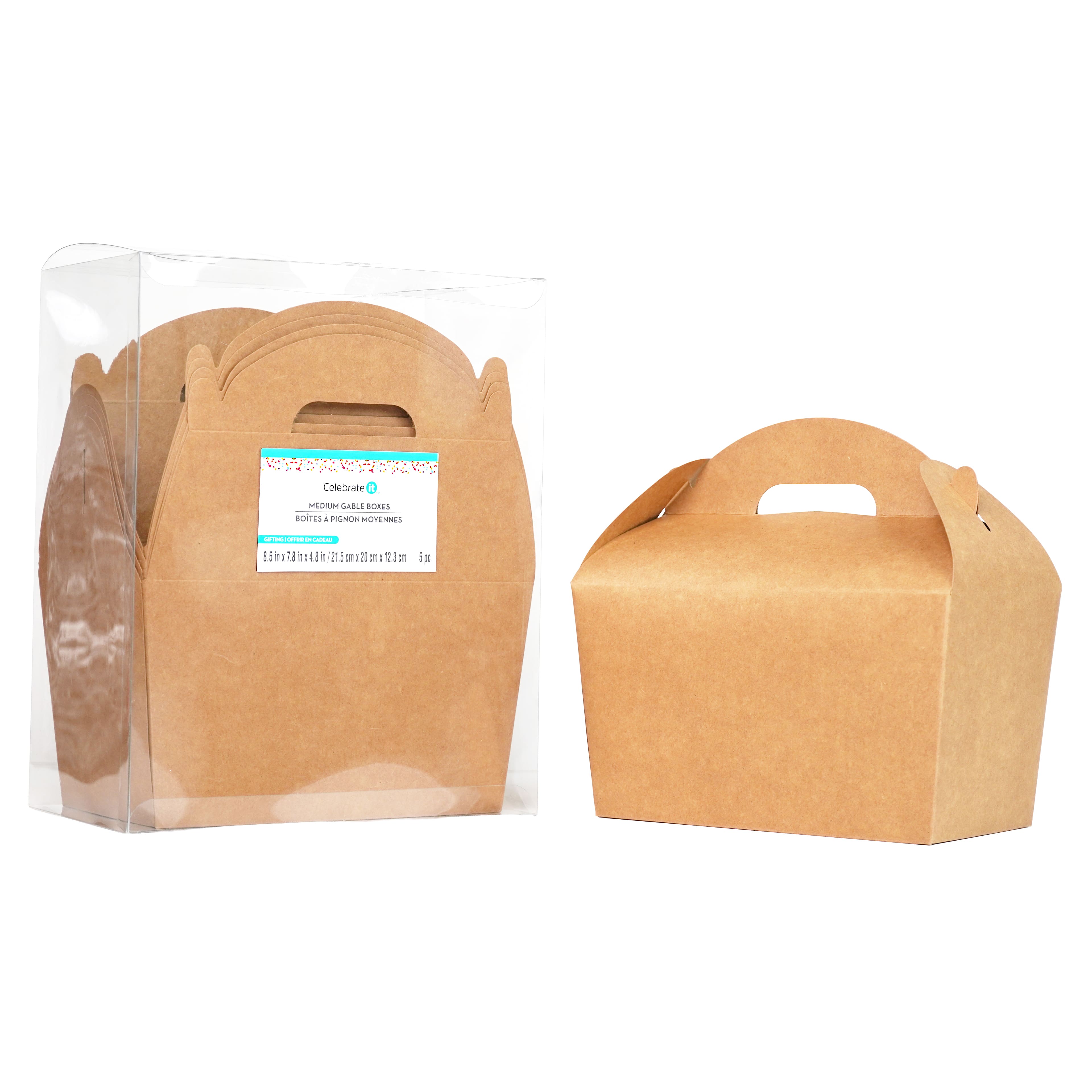 Medium Gable Boxes, 5ct. by Celebrate It™