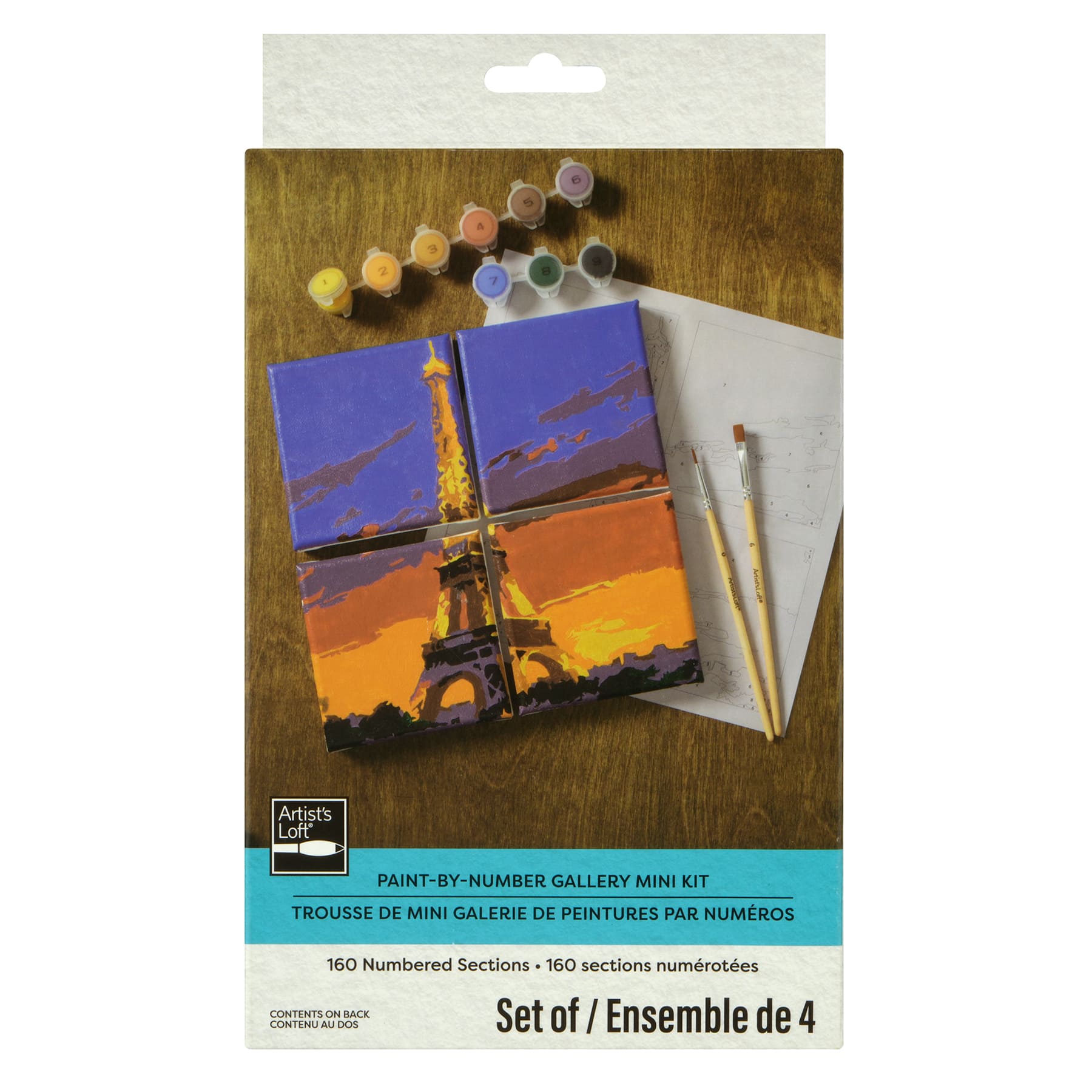 Eiffel Tower Paint-by-Number Gallery Mini Kit by Artist's Loft®