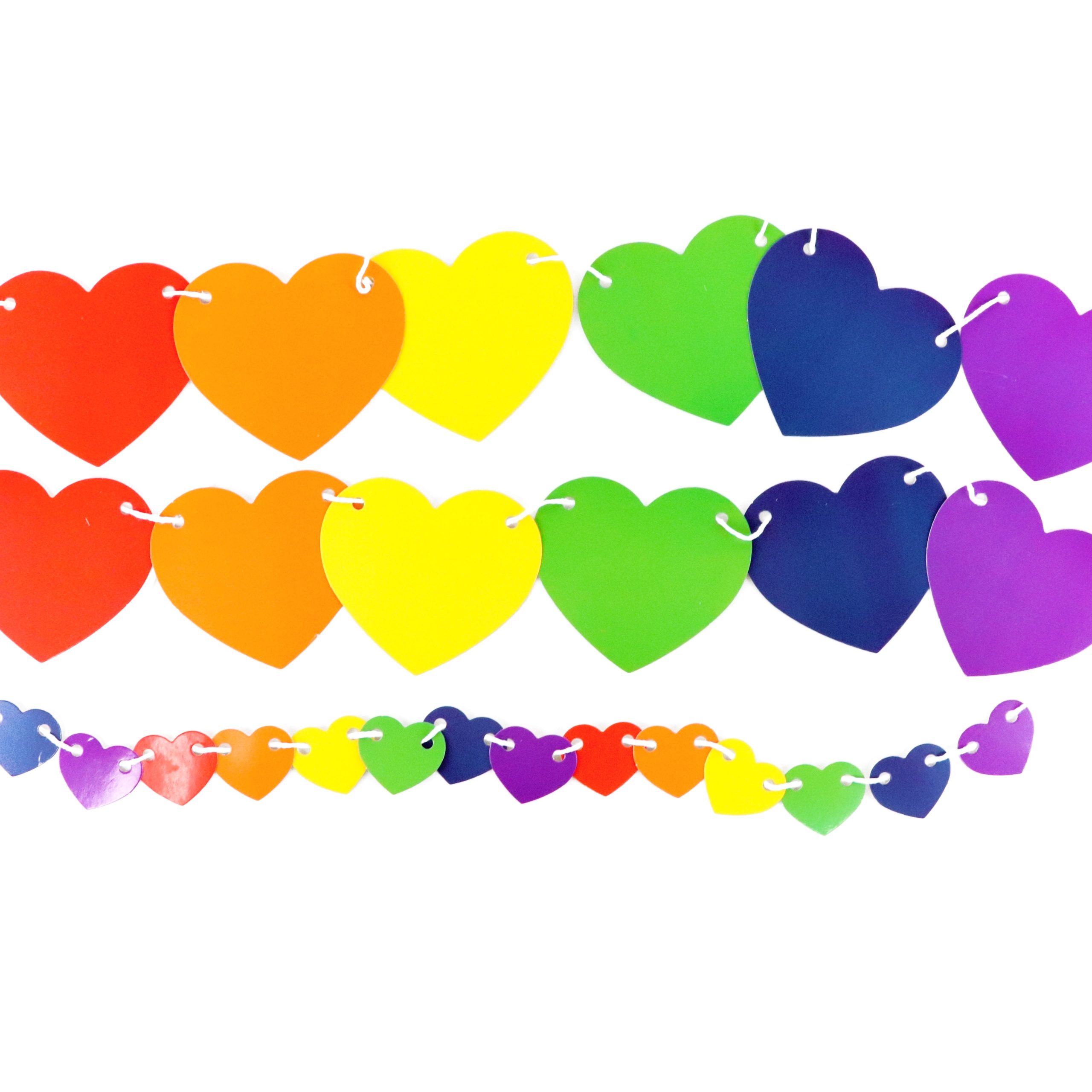 Heart Paper Banners, 3ct. by Celebrate It™ - Image 2