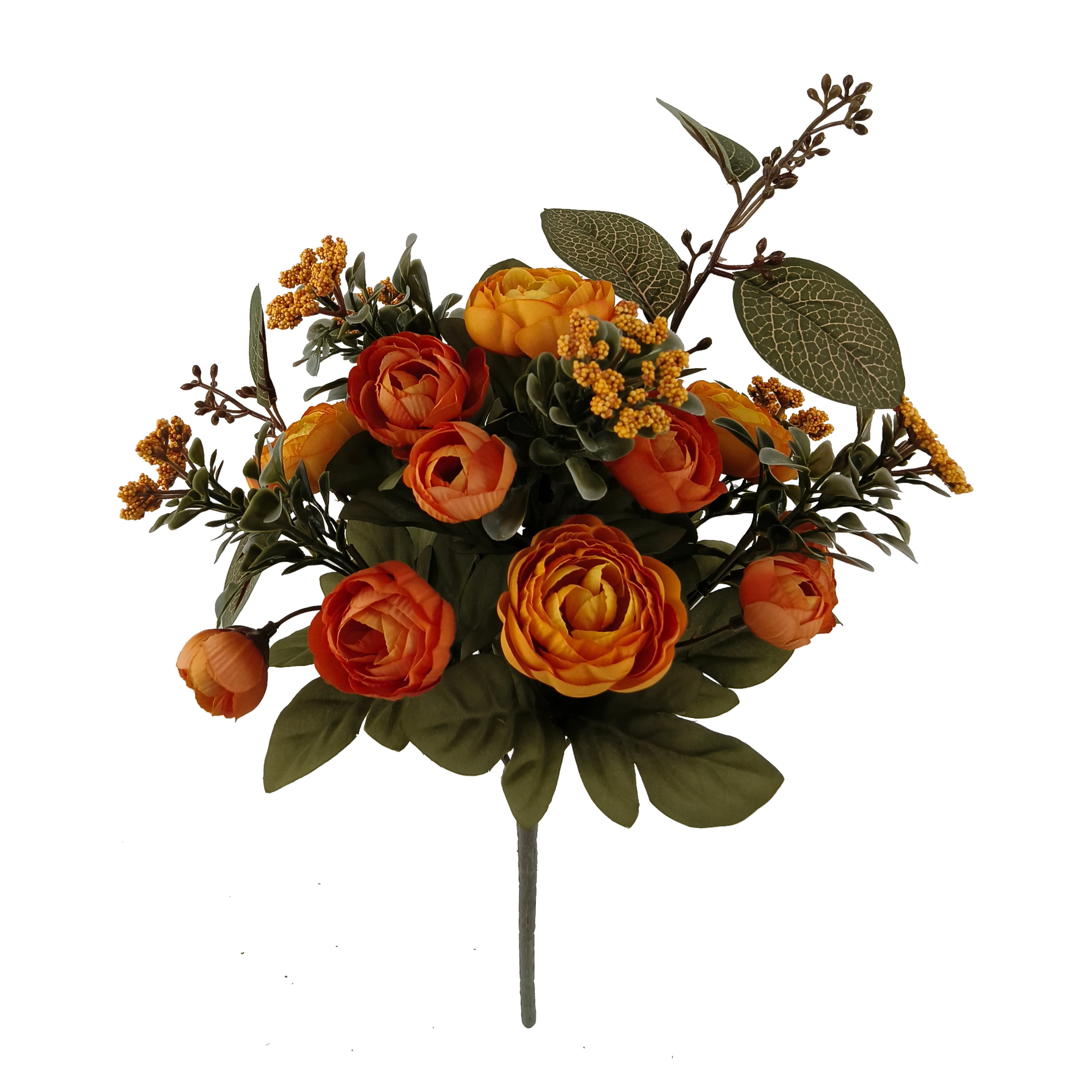 13.5" Ranunculus Mix Bush by Ashland®