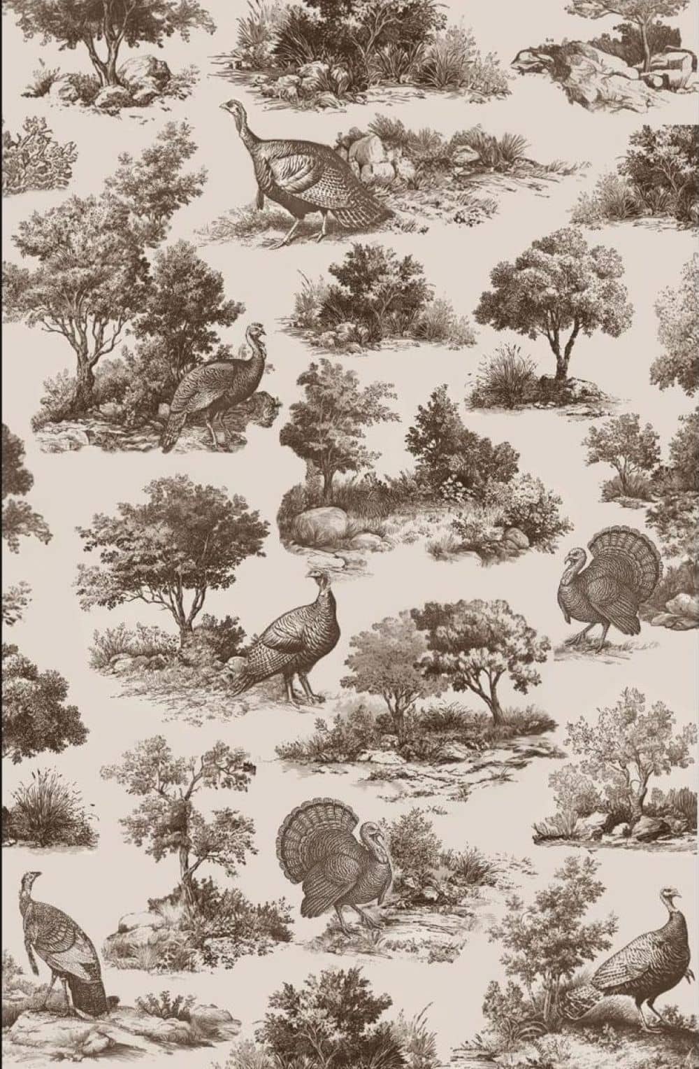 28" Thanksgiving Turkey Tea Towel by Makery™