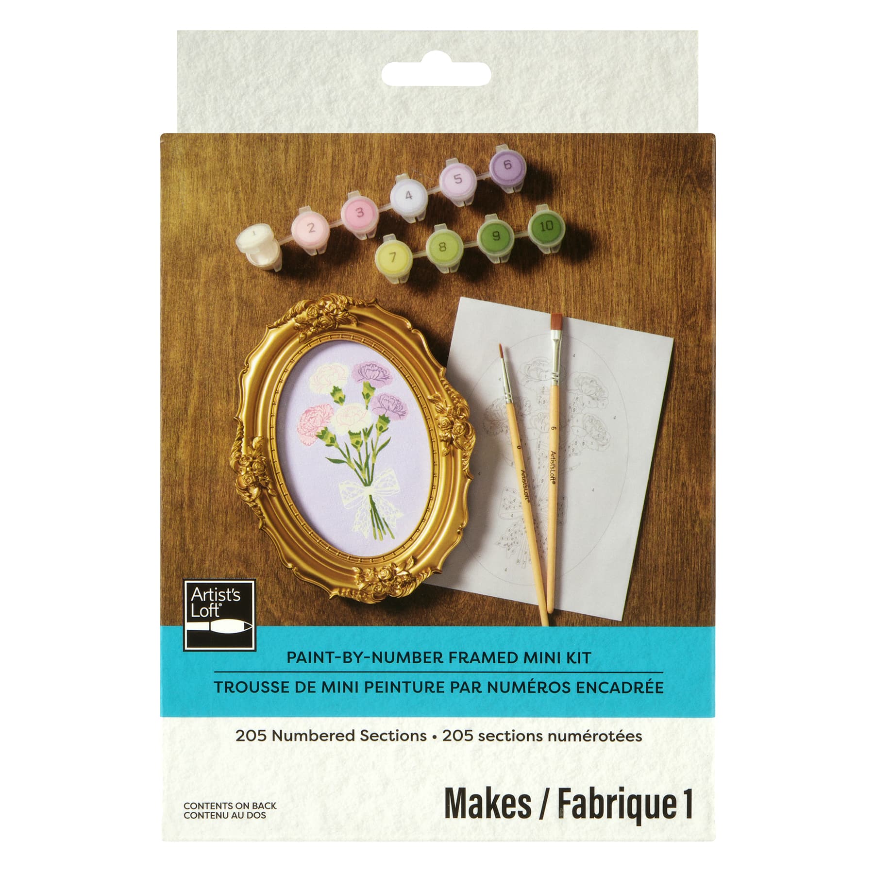 Bouquet Paint-by-Number Framed Mini Kit by Artist's Loft®