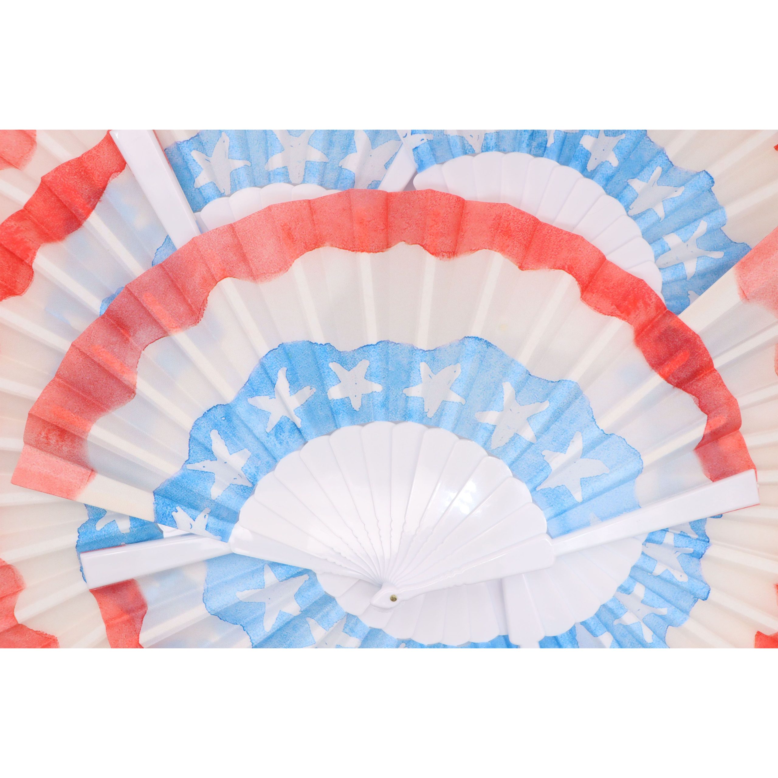 Red, White & Blue Fans, 6ct. by Celebrate It® - Image 2