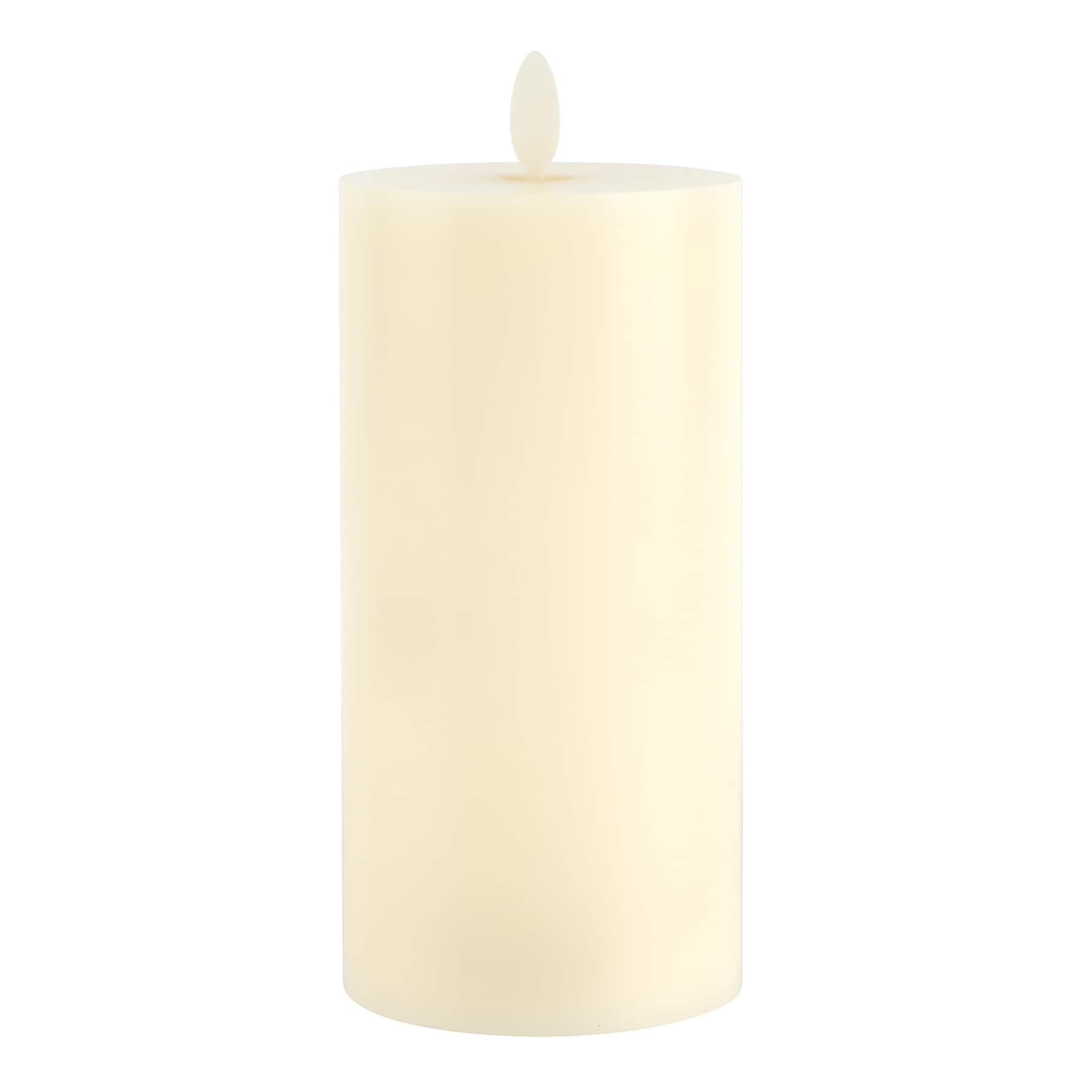 3" x 6" Moving Flame LED Wax Pillar Candle by Ashland®